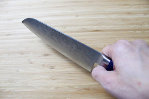 Kitchen Knife - Sakai Takayuki AUS-10 Nashiji Santoku Knife 170mm (6.7")