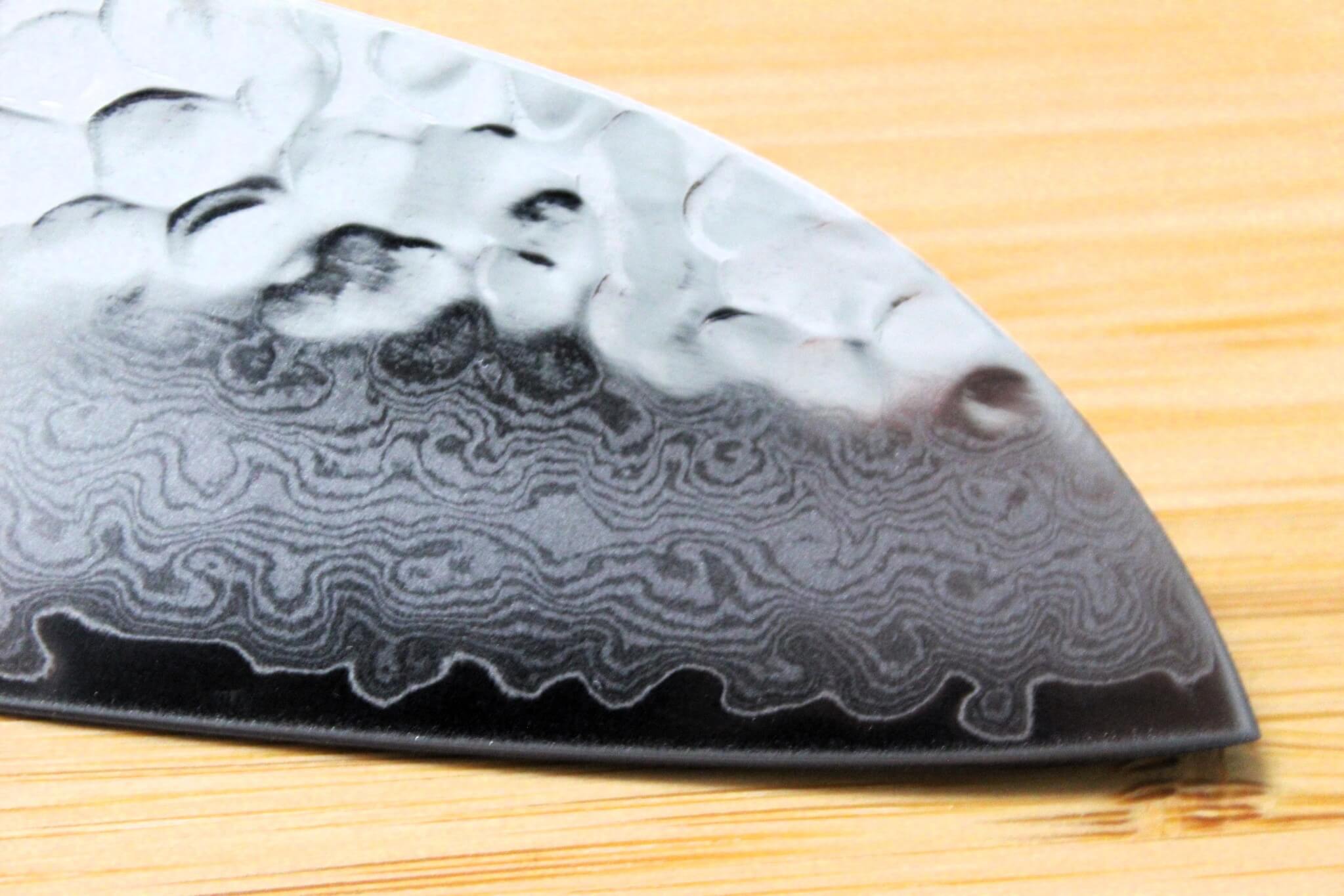 Kitchen Knife - Sakai Takayuki Santoku Knife 170mm (6.6") Damascus 33 Layer With Blue Handle