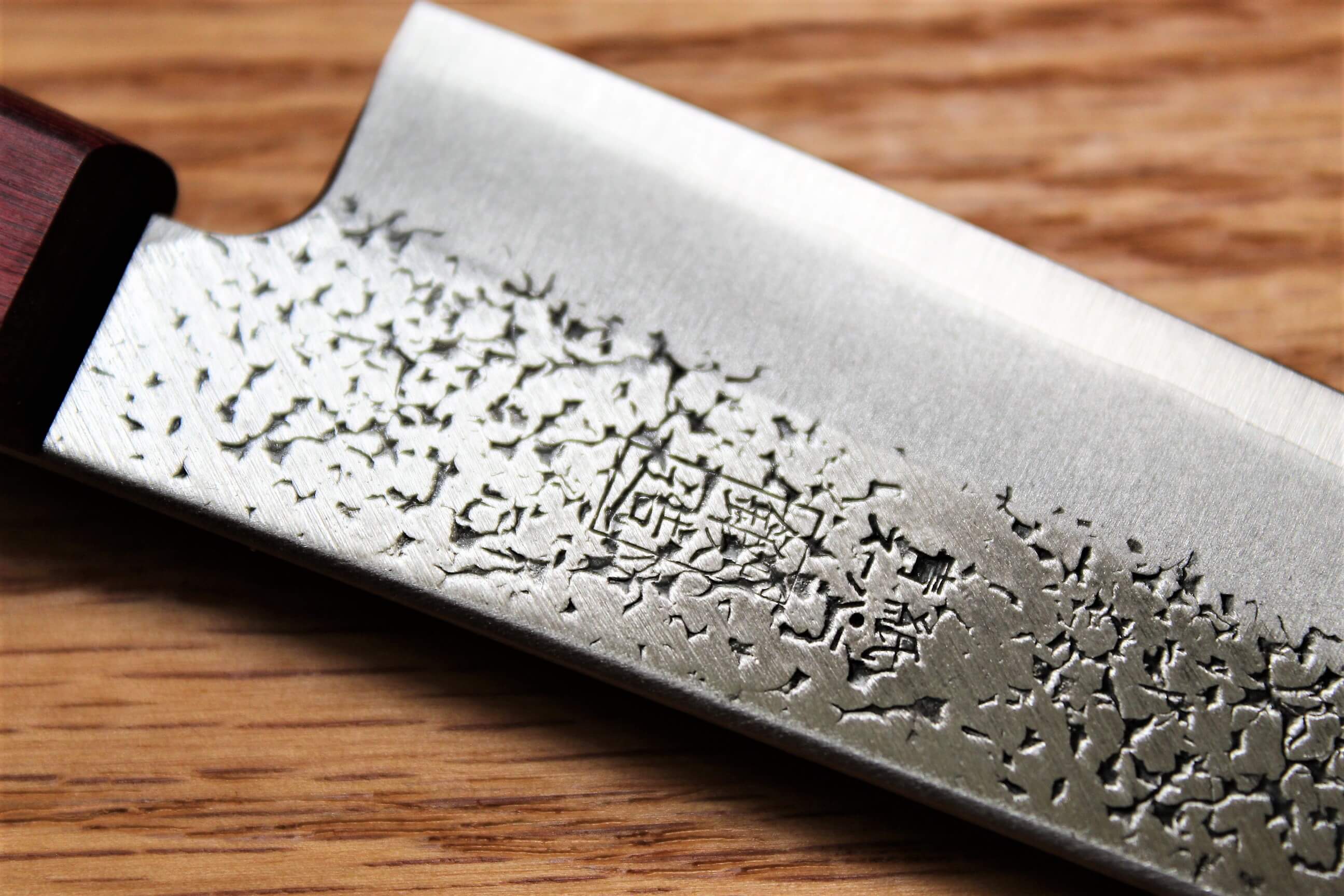 Kitchen Knives - Fujiwara Yasuhiko Aogami Super / Blue Super Steel Nakiri 165 Mm / 6.5" Red Handle