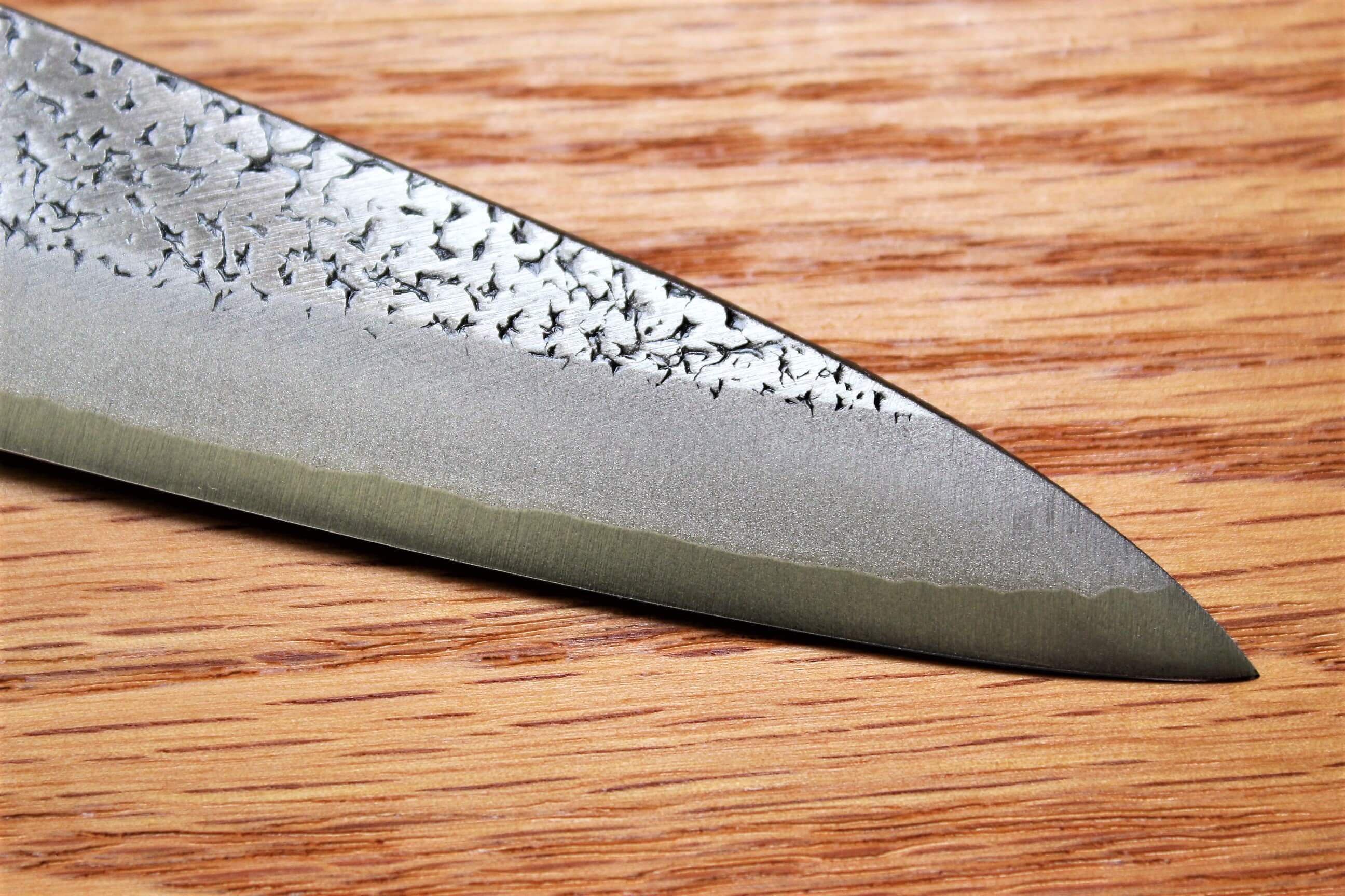 Kitchen Knives - Fujiwara Yasuhiko Aogami Super / Blue Super Steel Petty 150 Mm / 5.9" Red Handle