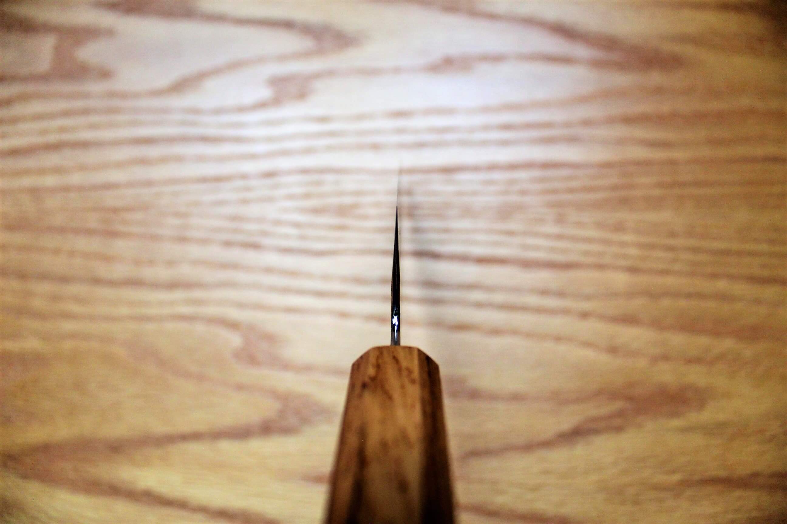 Kitchen Knives - Fujiwara Yasuhiko Ginsan Kiritsuke With Oak Handle 165mm / 6.5" Oak Handle