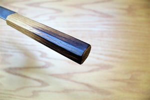 Kitchen Knives - Fujiwara Yasuhiko VG-10 Santoku With Oak Handle 165mm / 6.5" Oak Handle