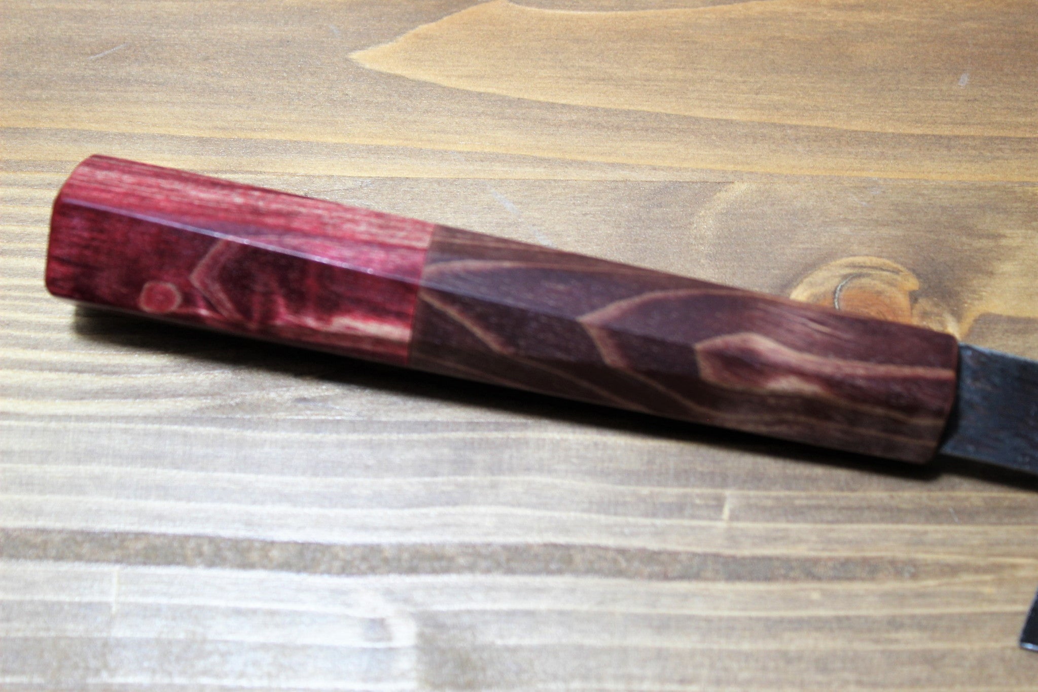 Kitchen Knives - Isamitsu Shirogami #1 / White Steel #1 Kiritsuke 165 Mm / 6.5" Brown Two Tone Maple And Burberry Handle