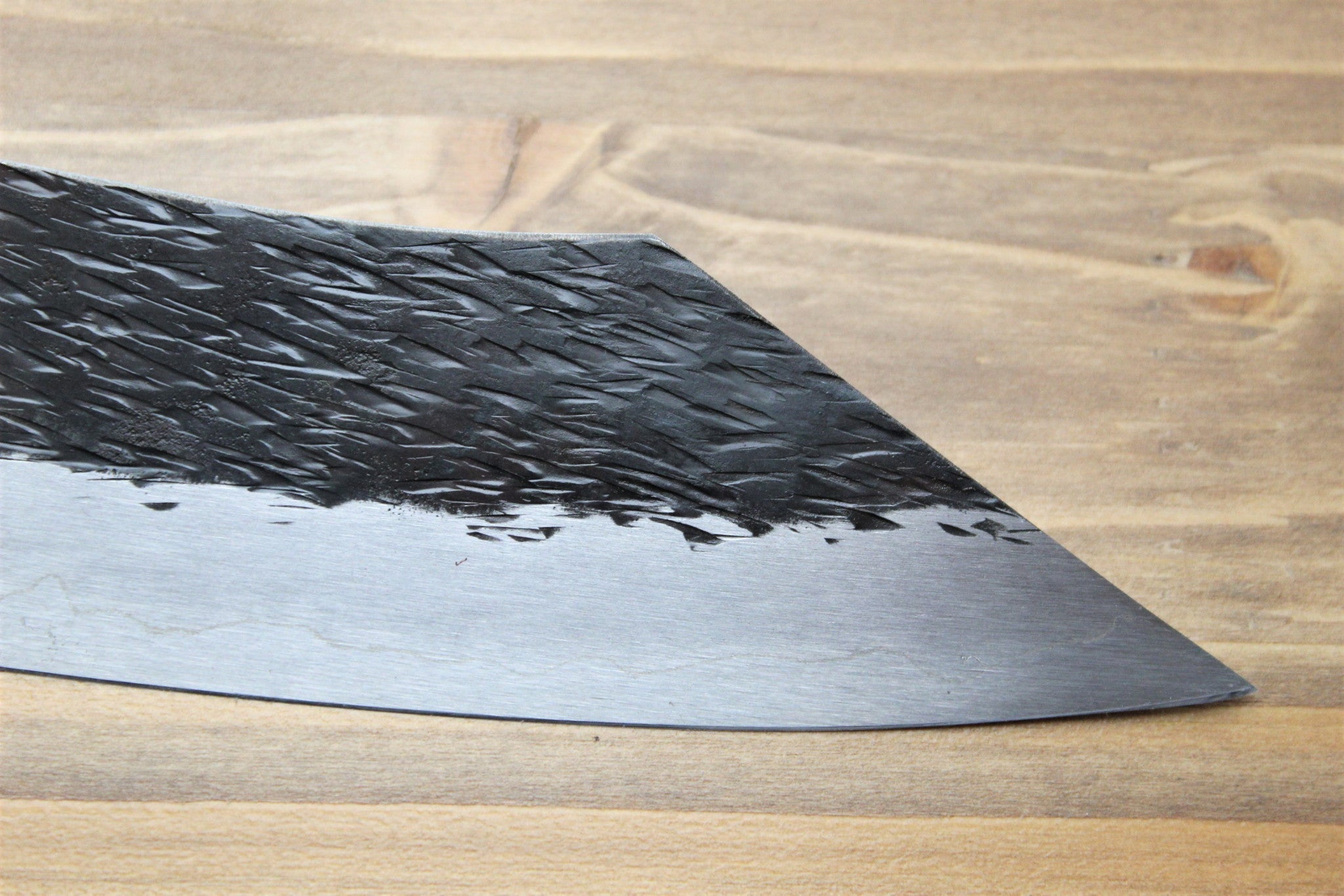 Kitchen Knives - Isamitsu Shirogami #1 / White Steel #1 Kiritsuke 165 Mm / 6.5" Brown Two Tone Maple And Burberry Handle