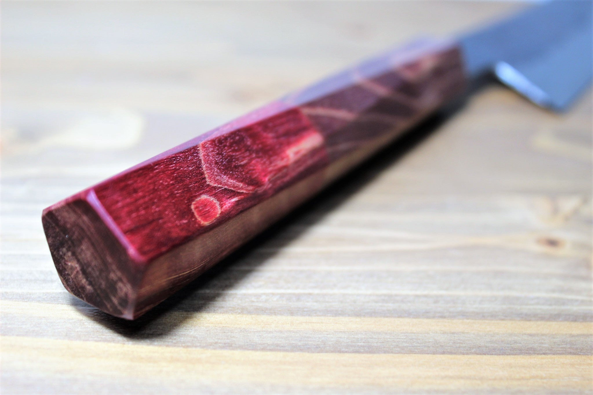 Kitchen Knives - Isamitsu Shirogami #1 / White Steel #1 Kiritsuke 165 Mm / 6.5" Brown Two Tone Maple And Burberry Handle