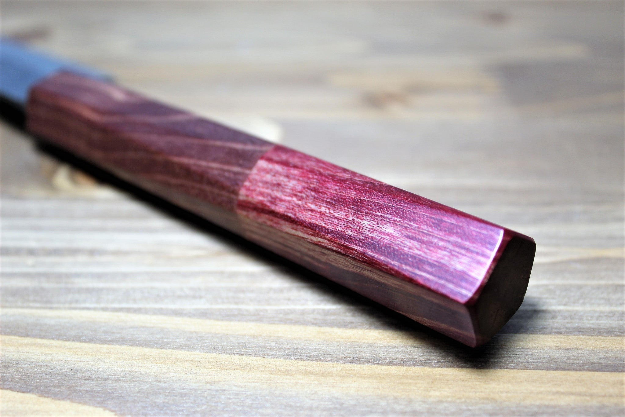 Kitchen Knives - Isamitsu Shirogami #1 / White Steel #1 Kiritsuke 165 Mm / 6.5" Brown Two Tone Maple And Burberry Handle