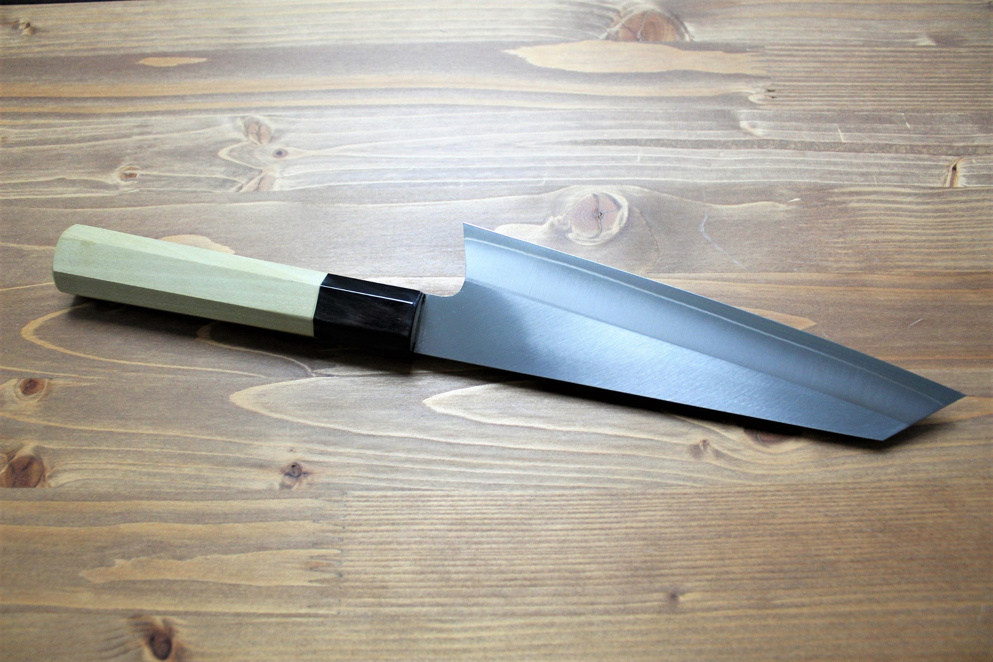 Kitchen Knives - Misuzu Hamono Bunka VG-10 Stainless Steel 180 Mm / 7.1" Magnolia Handle