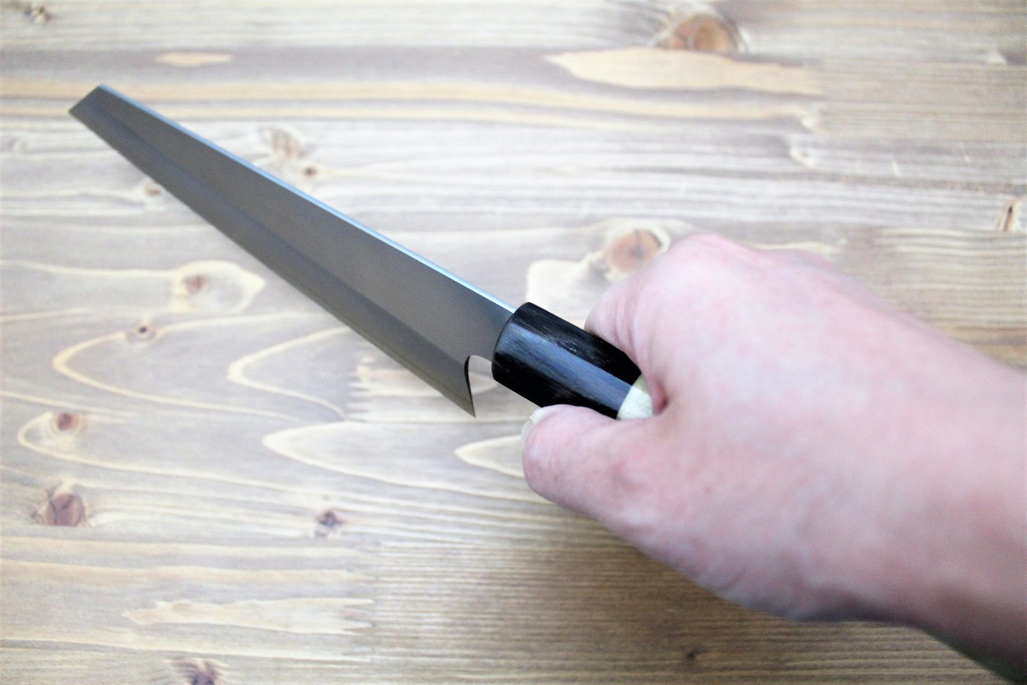 Kitchen Knives - Misuzu Hamono Bunka VG-10 Stainless Steel 180 Mm / 7.1" Magnolia Handle