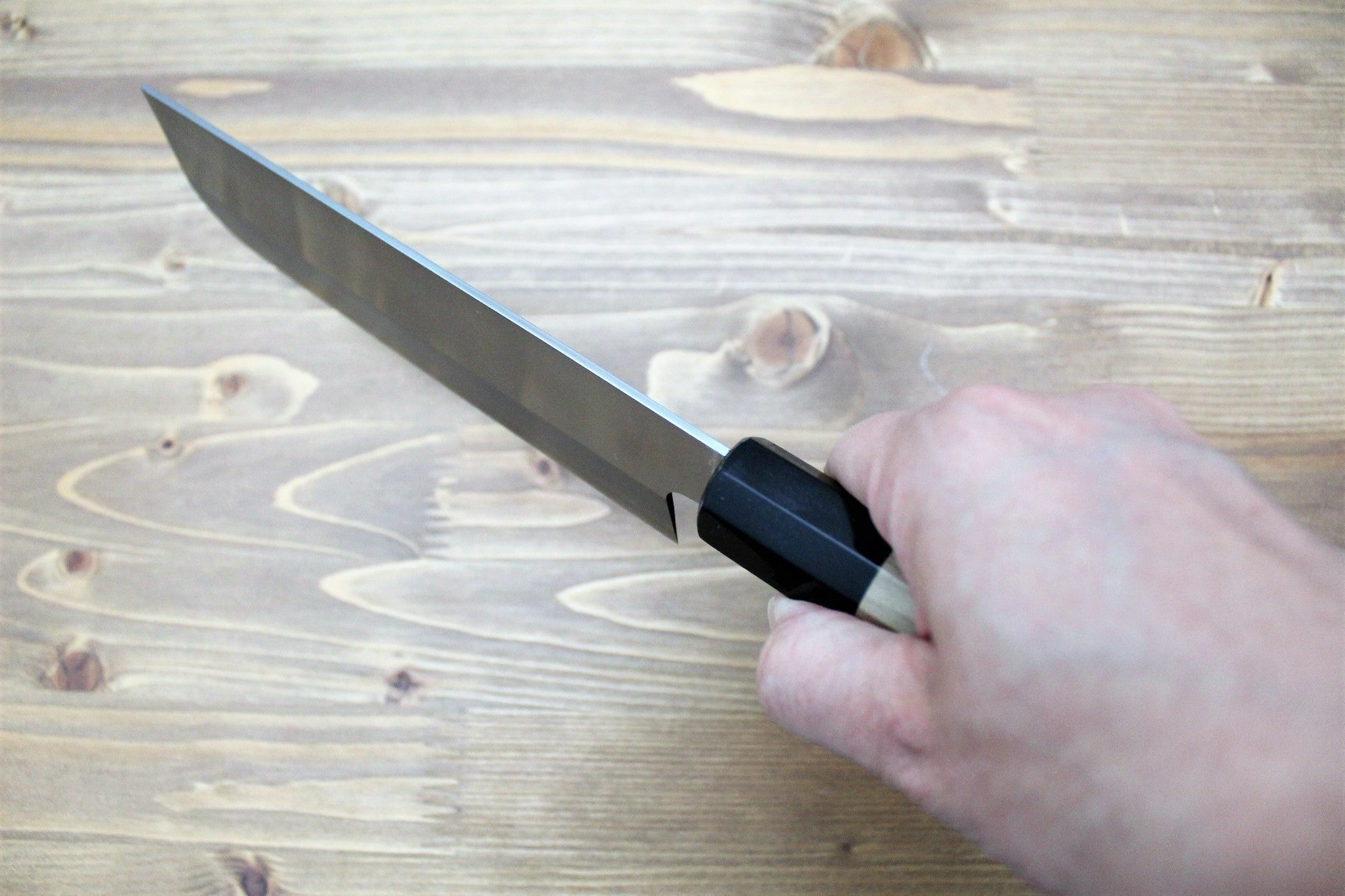Kitchen Knives - Misuzu Hamono VG-10 Nakiri 170 Mm / 6.7" Magnolia Handle