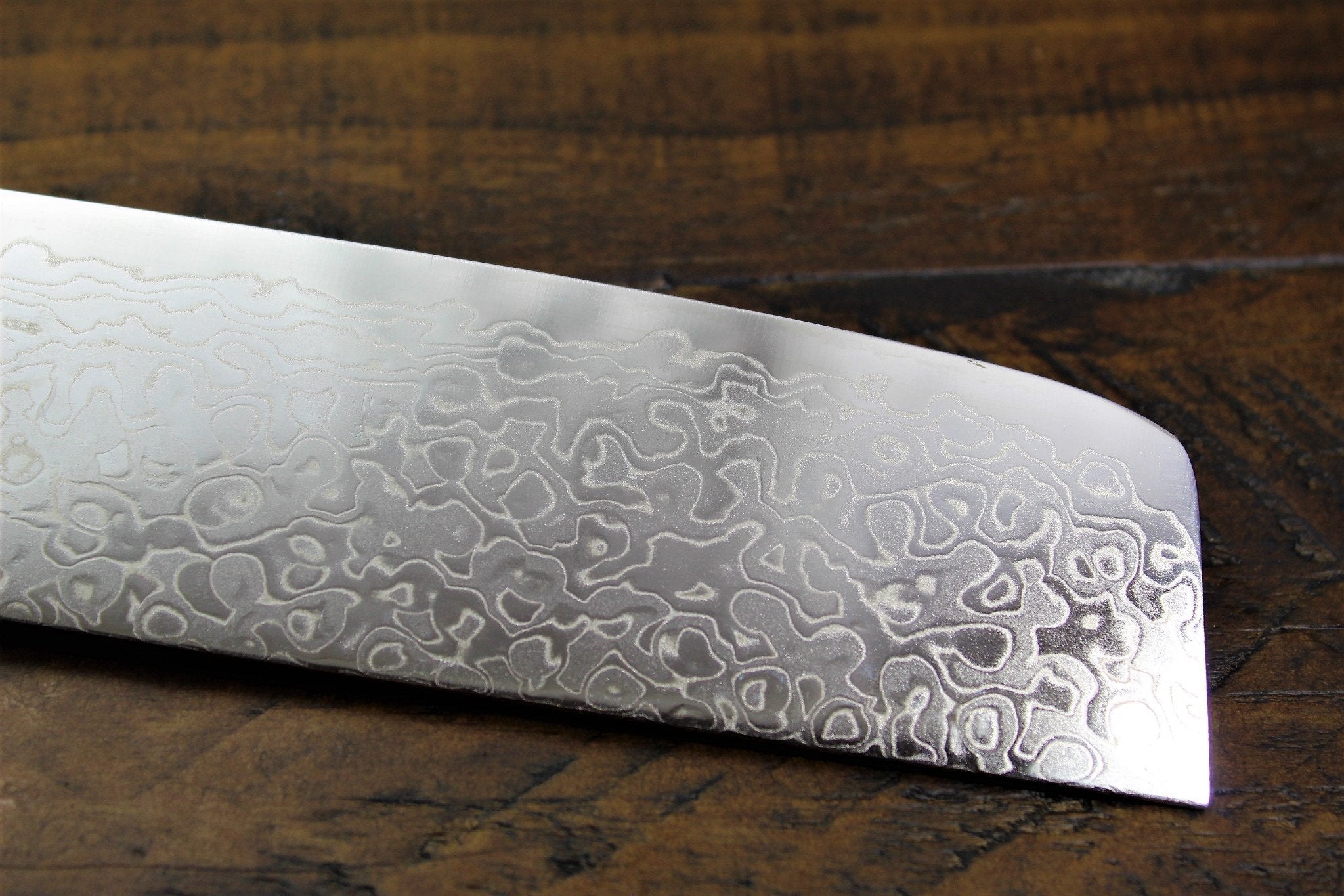 Kitchen Knives - Sakai Takayuki 45 Layer Damascus Nakiri Knife 160mm (6.3") Mirror Finish