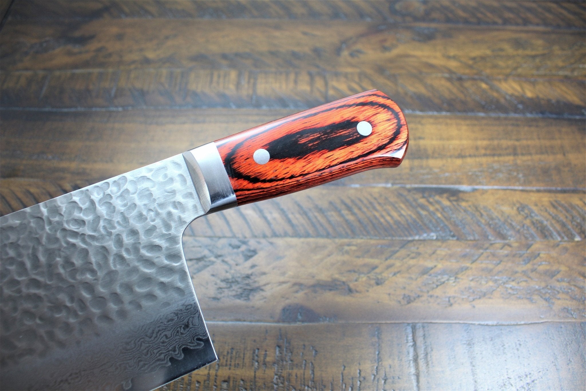Kitchen Knives - Sakai Takayuki Cleaver Knife / Chopper Knife 195mm (7.6") Damascus 33 Layer