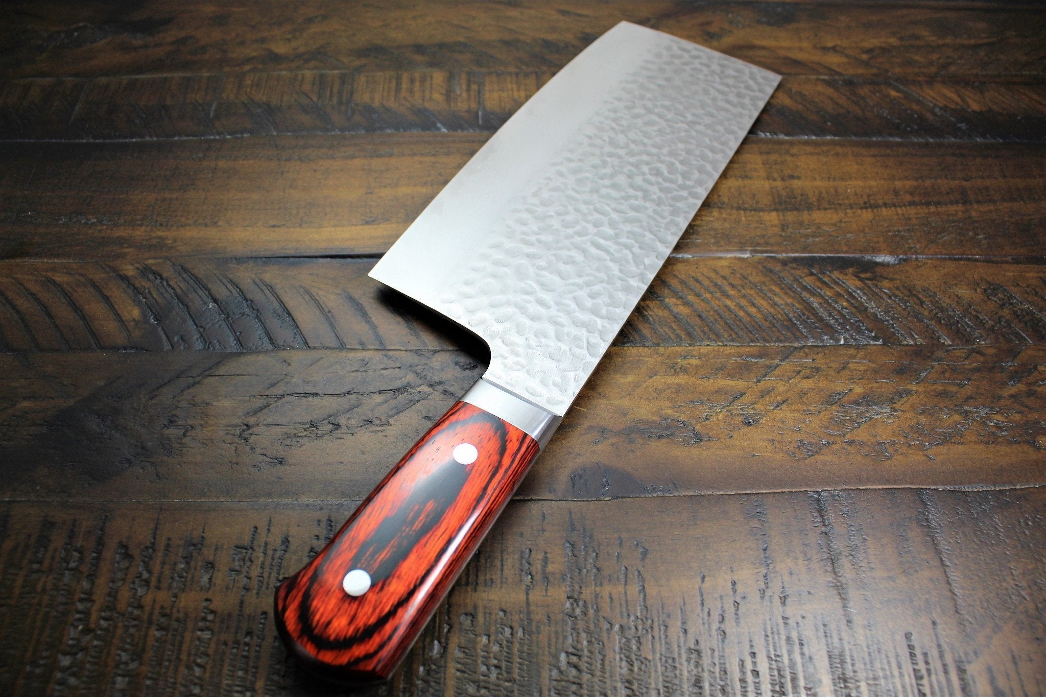 Kitchen Knives - Sakai Takayuki Cleaver Knife / Chopper Knife 195mm (7.6") Damascus 33 Layer