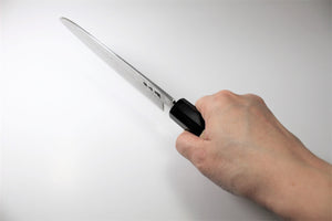 Kitchen Knives - Sakai Takayuki Ginsan Damascus Santoku Knife 180mm (7.1")