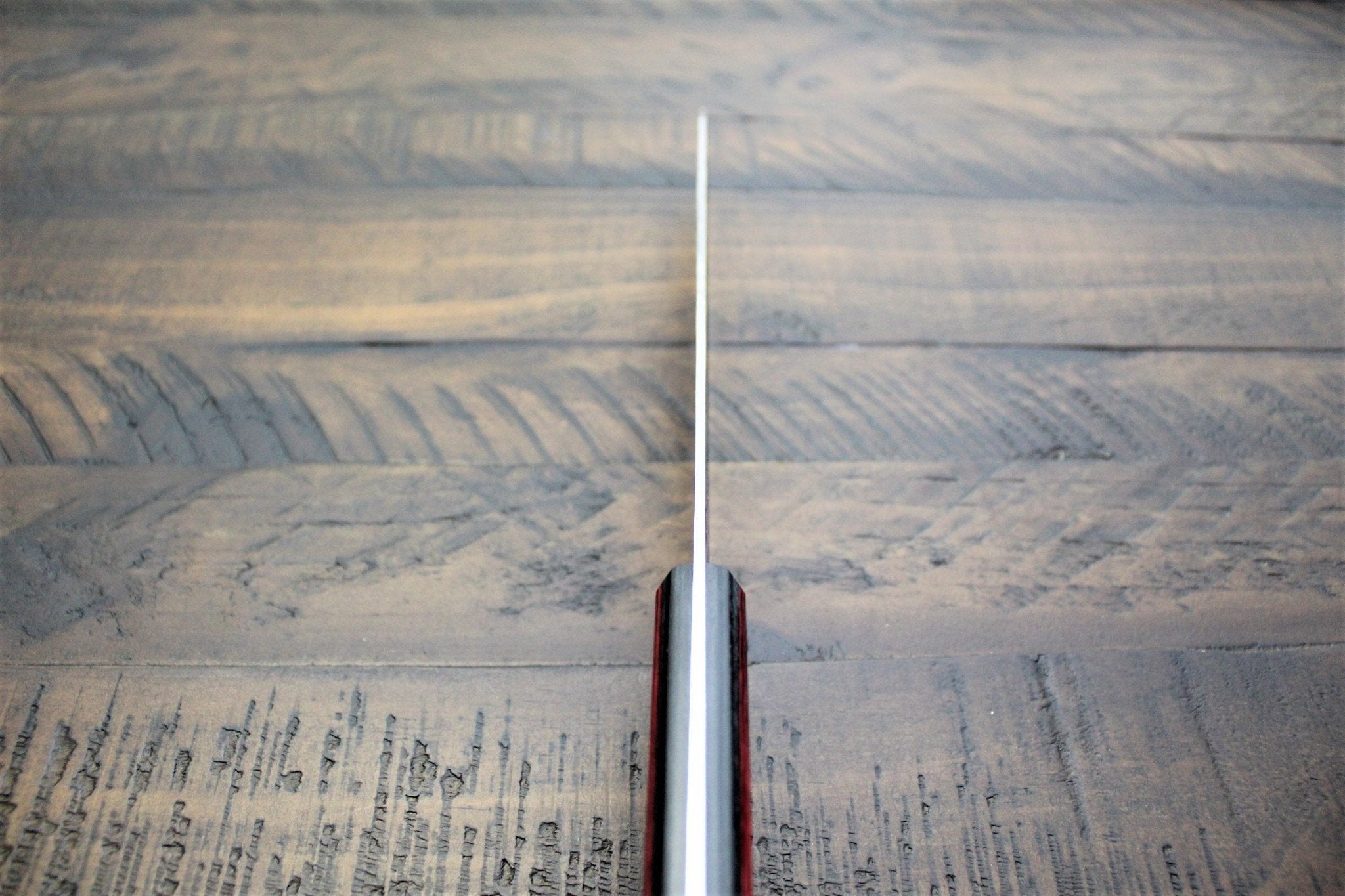 Kitchen Knives - Sakai Takayuki Ginsan Nashiji Santoku Knife 180mm (7.1")