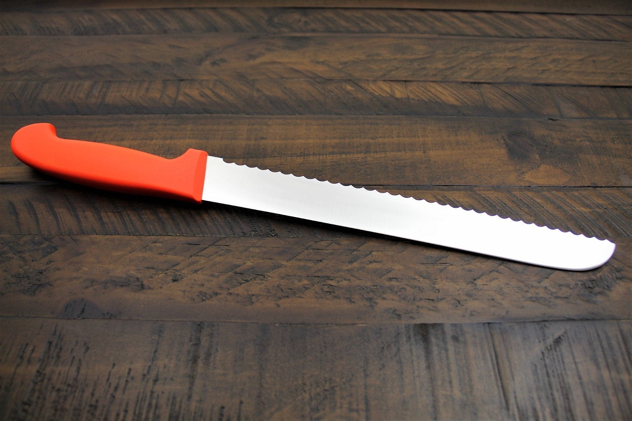 Kitchen Knives - Sakai Takayuki Japanese Bread Knife 250mm (9.8") Orange