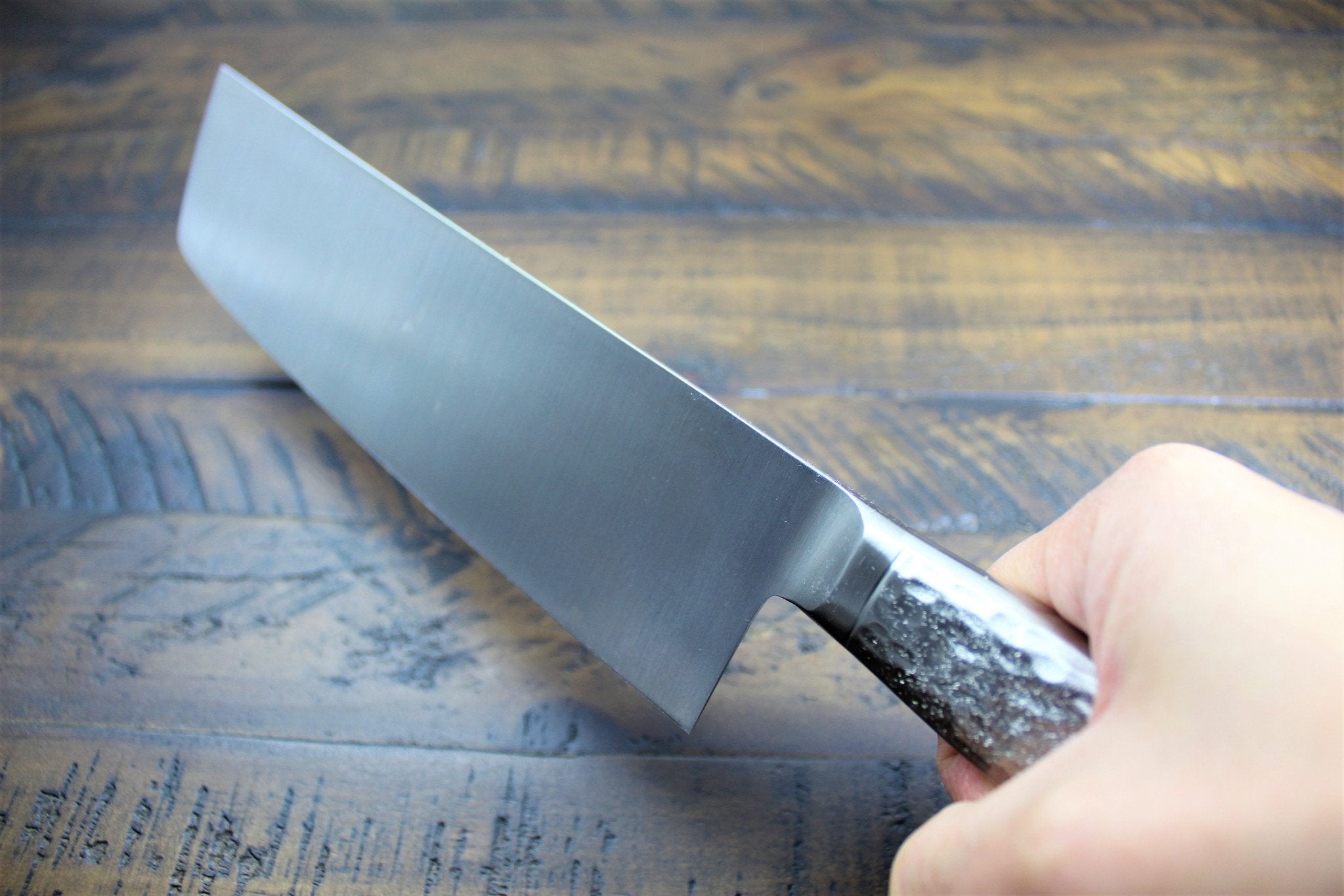 Kitchen Knives - Sakai Takayuki Japanese Nakiri Knife 180mm (7.1") INOX Pro Molybdenum Stainless Steel