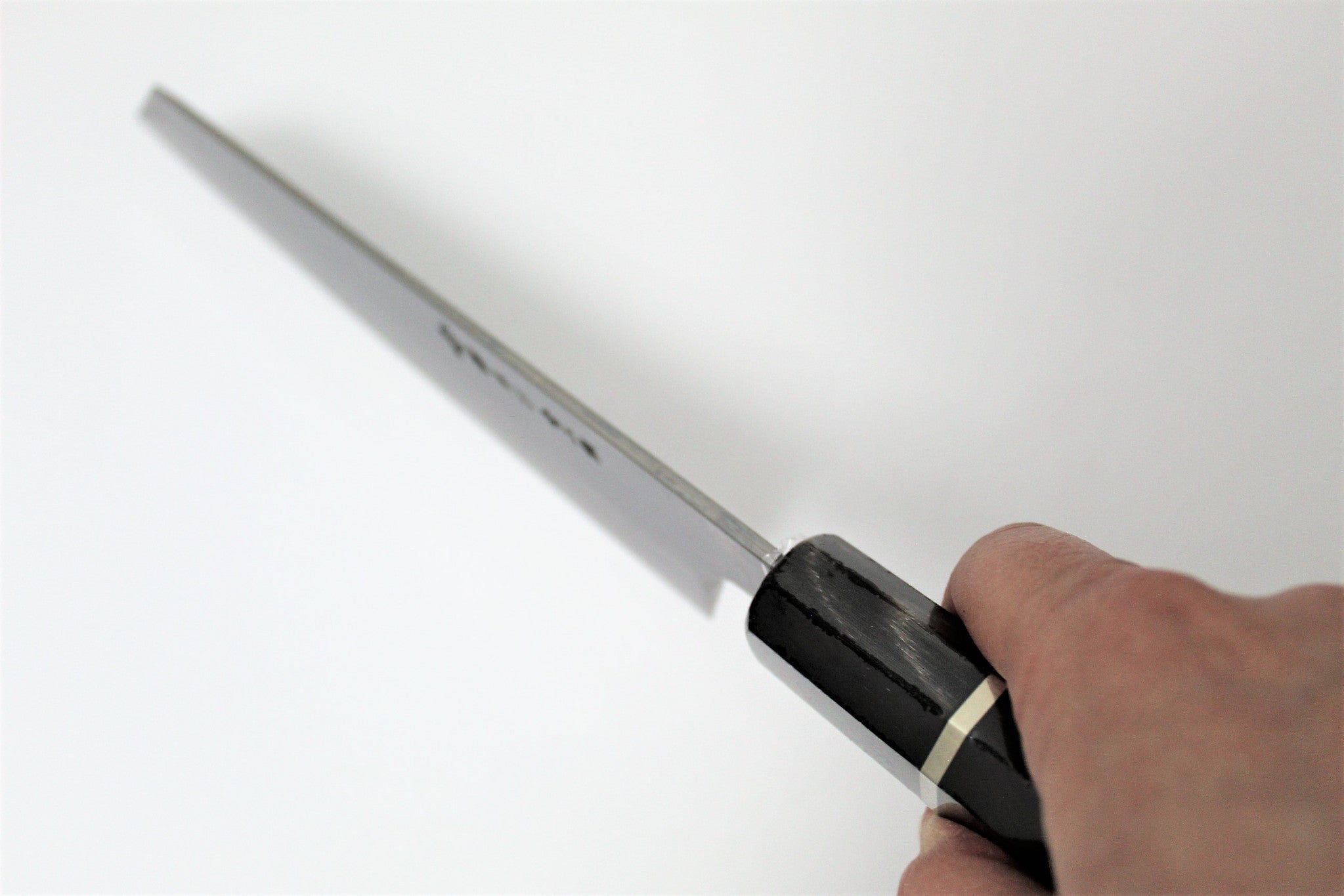 Kitchen Knives - Sakai Takayuki Kengata Gyuto Homura SP With Saya 225mm (8.8") - Aoniko (Blue Steel #2)