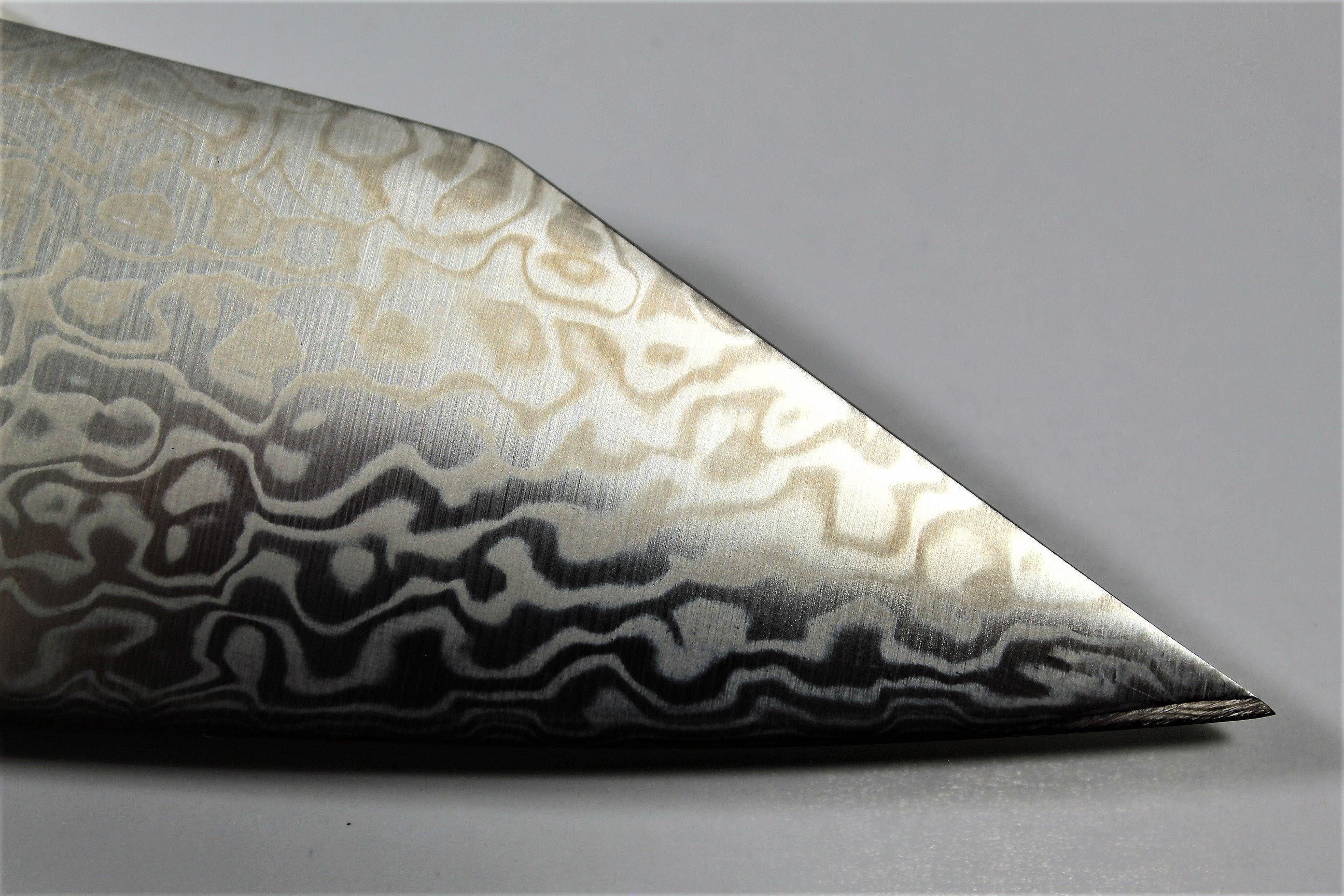 Kitchen Knives - Sakai Takayuki Kengata Gyuto Japanese Chef Knife 190mm (7.5") VG10-VG2 Coreless Damascus