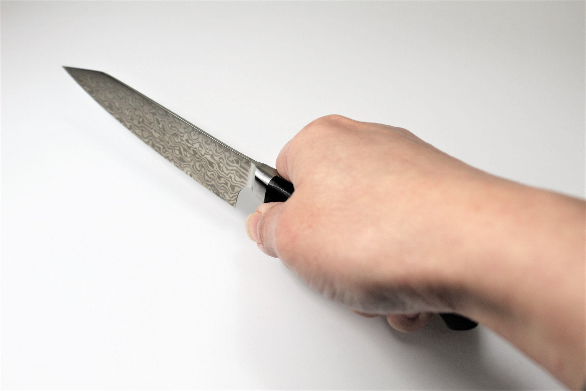 Kitchen Knives - Sakai Takayuki Kengata Petty Knife 120mm (4.7") VG10-VG2 Coreless Damascus