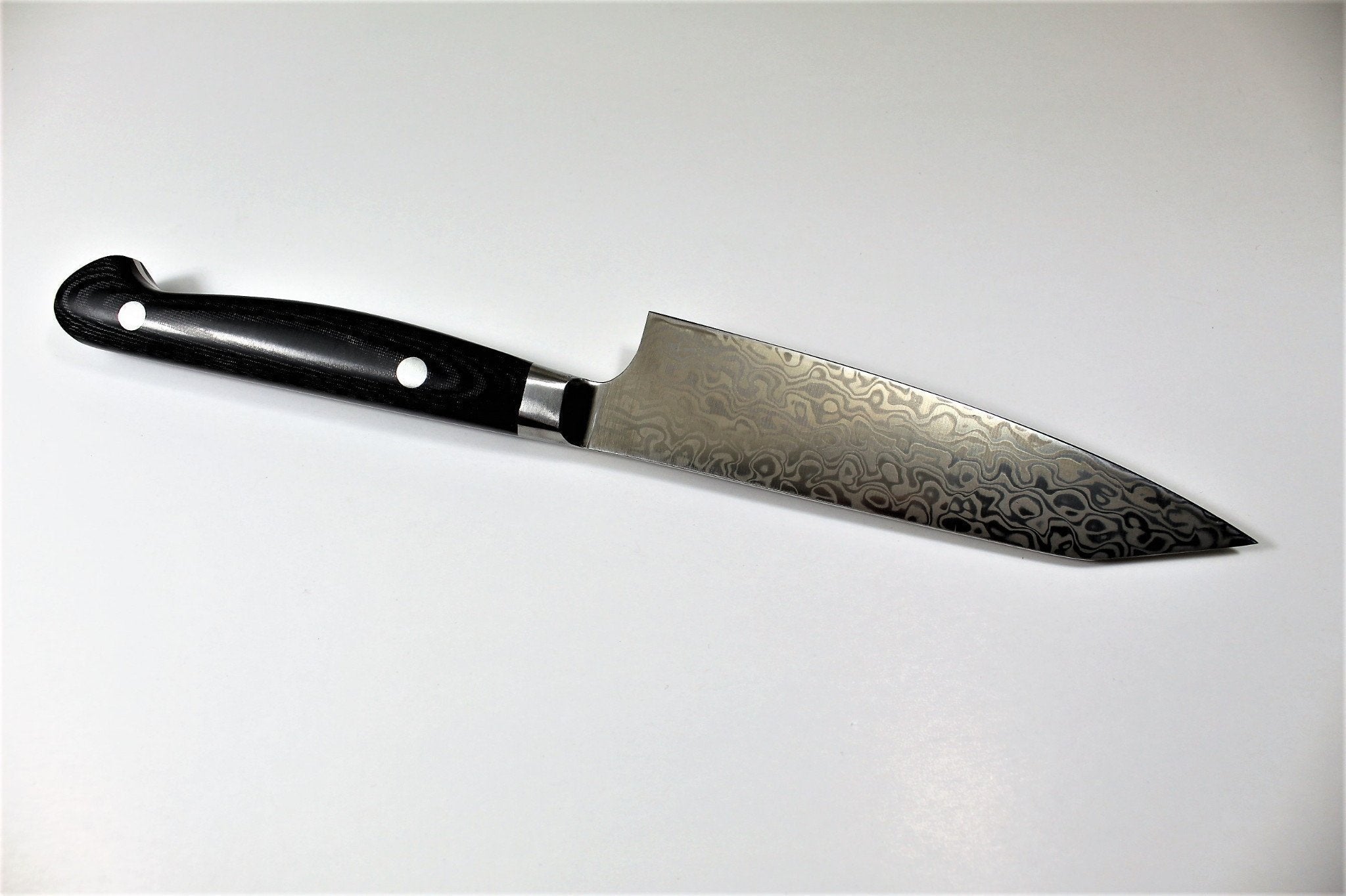 Kitchen Knives - Sakai Takayuki Kengata Petty Knife 120mm (4.7") VG10-VG2 Coreless Damascus