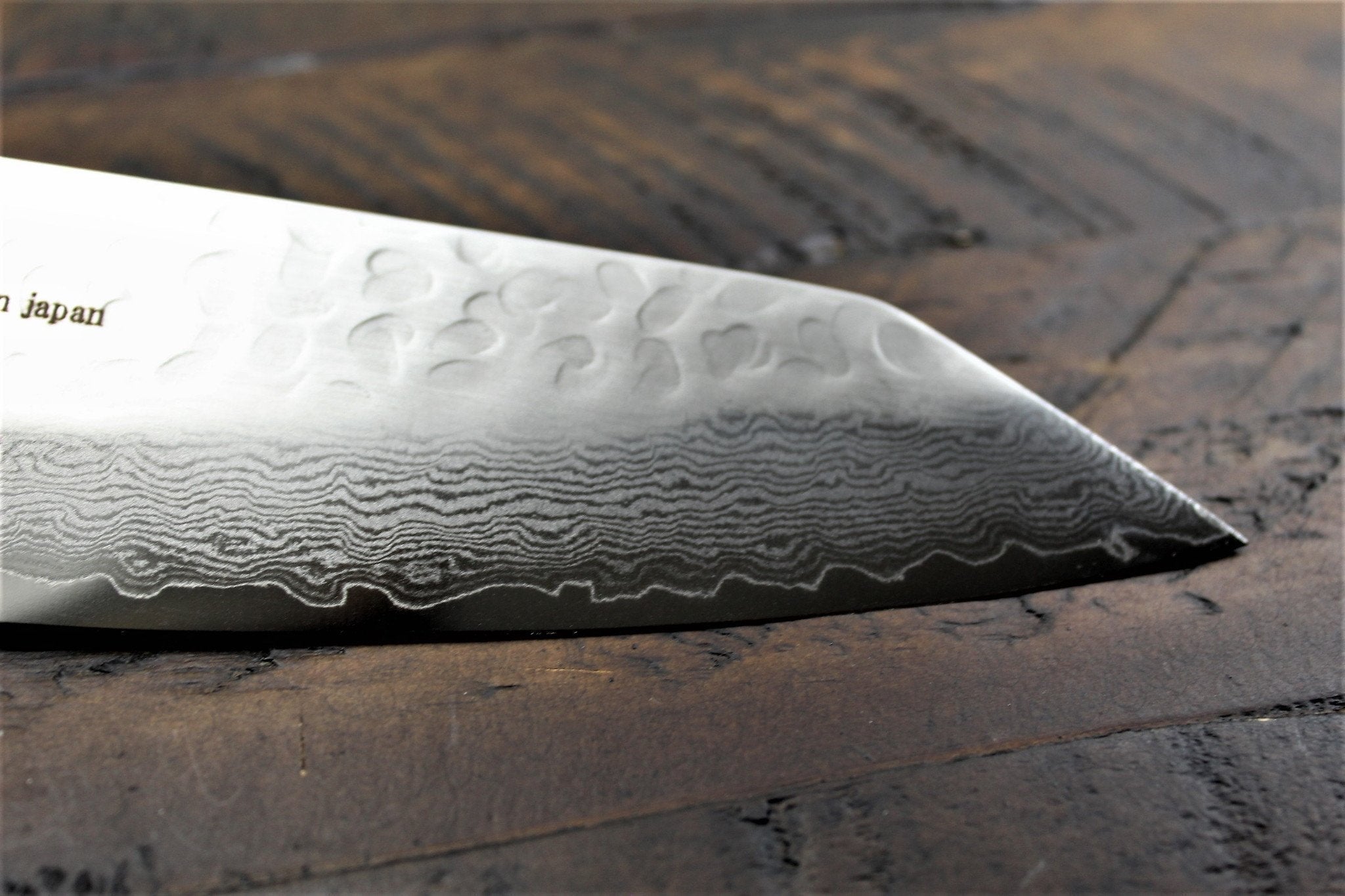 Kitchen Knives - Sakai Takayuki Kengata Santoku Knife 160mm (6.3") Damascus 33 Layer