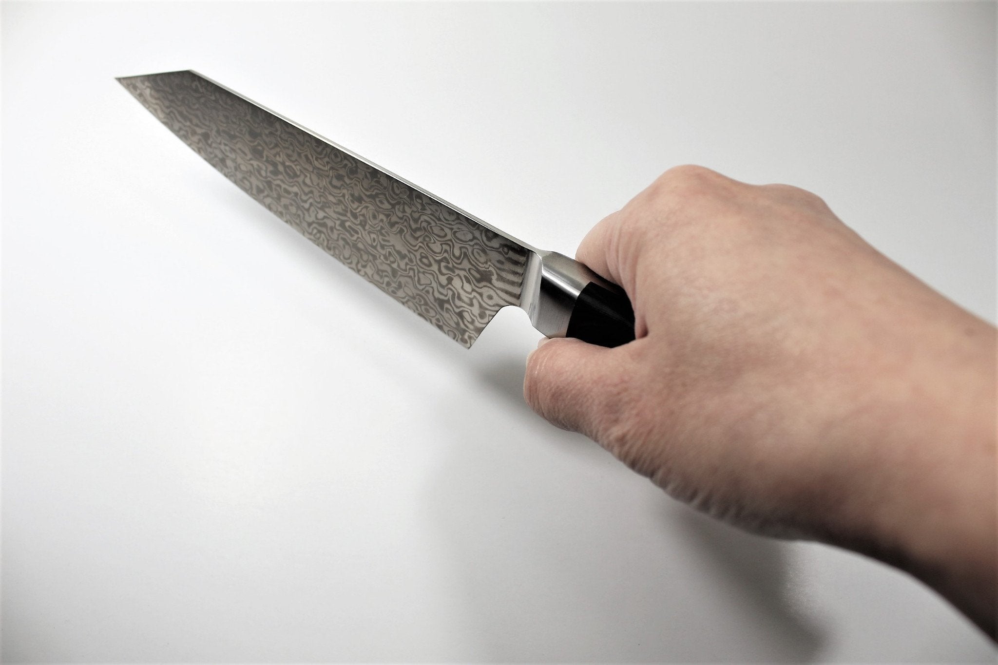 Kitchen Knives - Sakai Takayuki Kengata Santoku Knife 160mm (6.3") VG10-VG2 Coreless Damascus