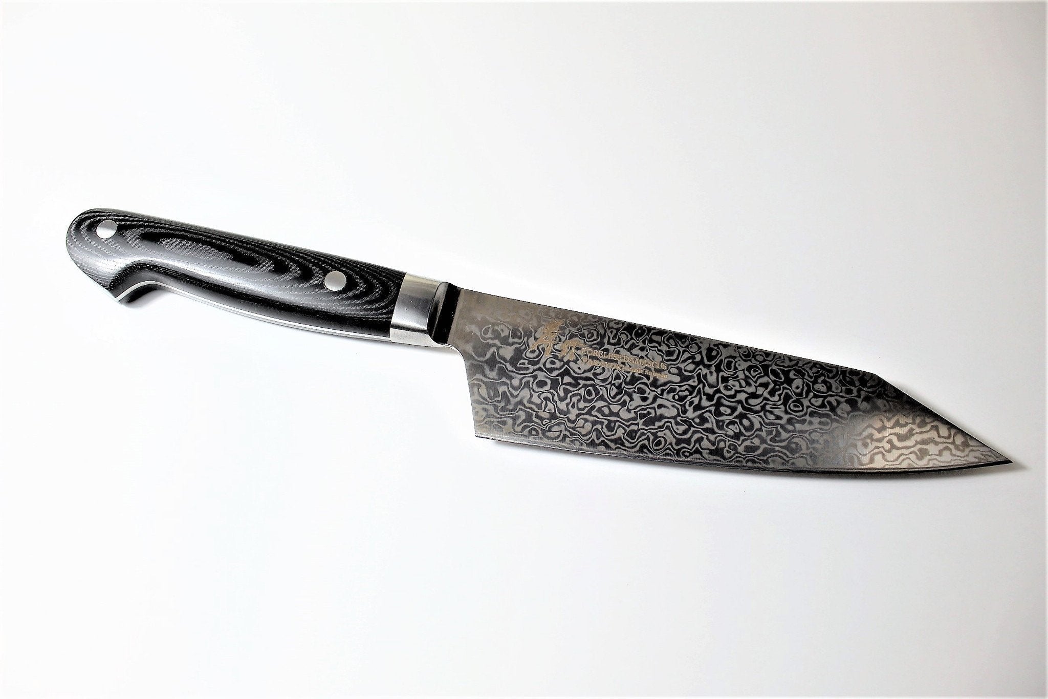 Kitchen Knives - Sakai Takayuki Kengata Santoku Knife 160mm (6.3") VG10-VG2 Coreless Damascus