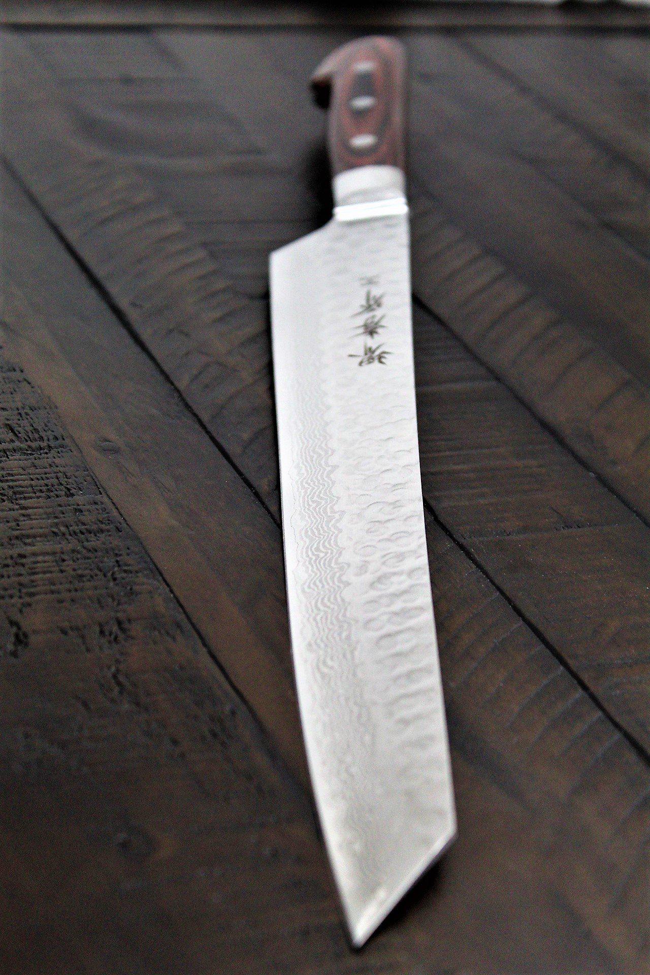 Kitchen Knives - Sakai Takayuki Kiritsuke Yanagiba Slicer Knife 300 Mm (11.8") Damascus 17 Layer