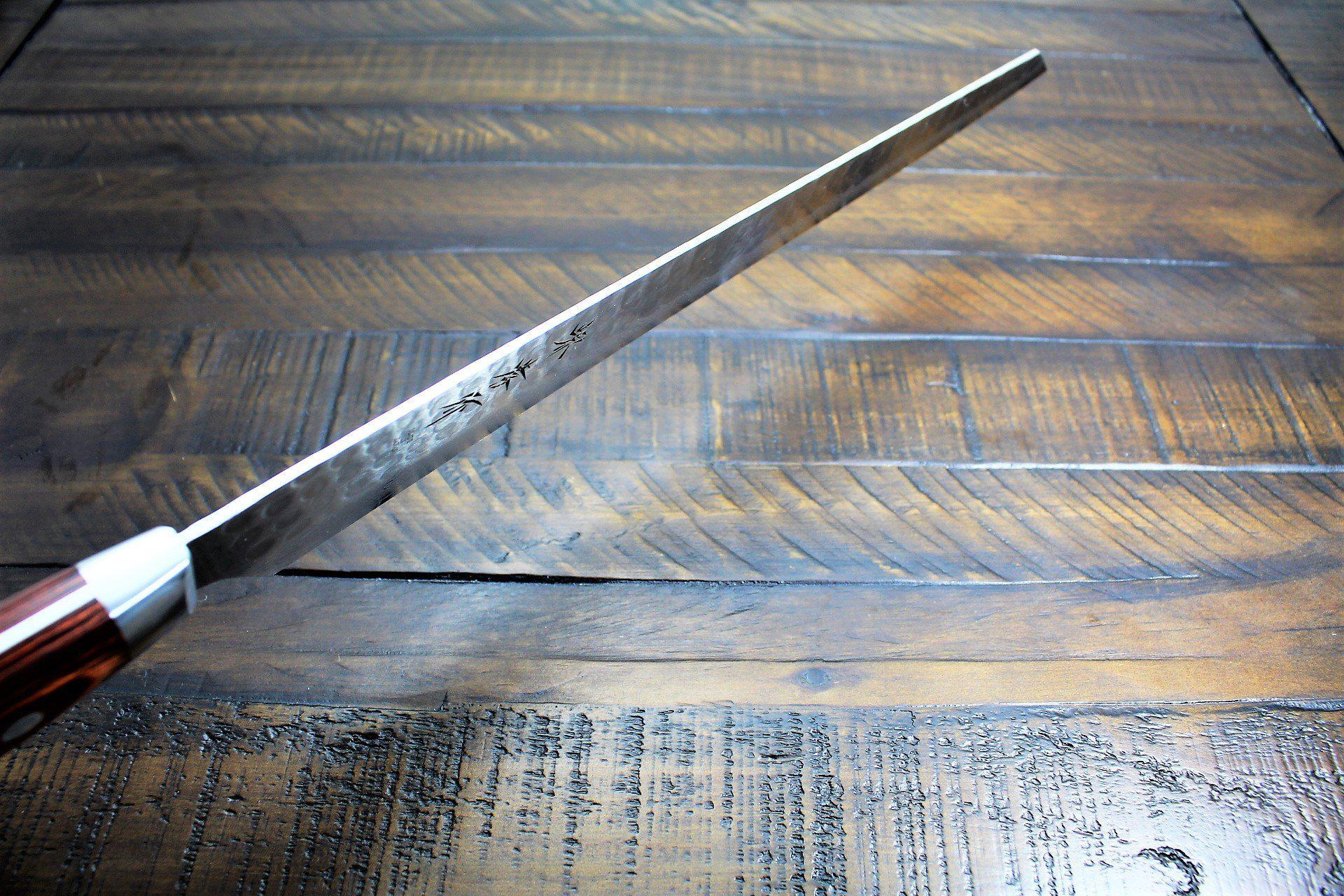 Kitchen Knives - Sakai Takayuki Kiritsuke Yanagiba Slicer Knife 300 Mm (11.8") Damascus 17 Layer