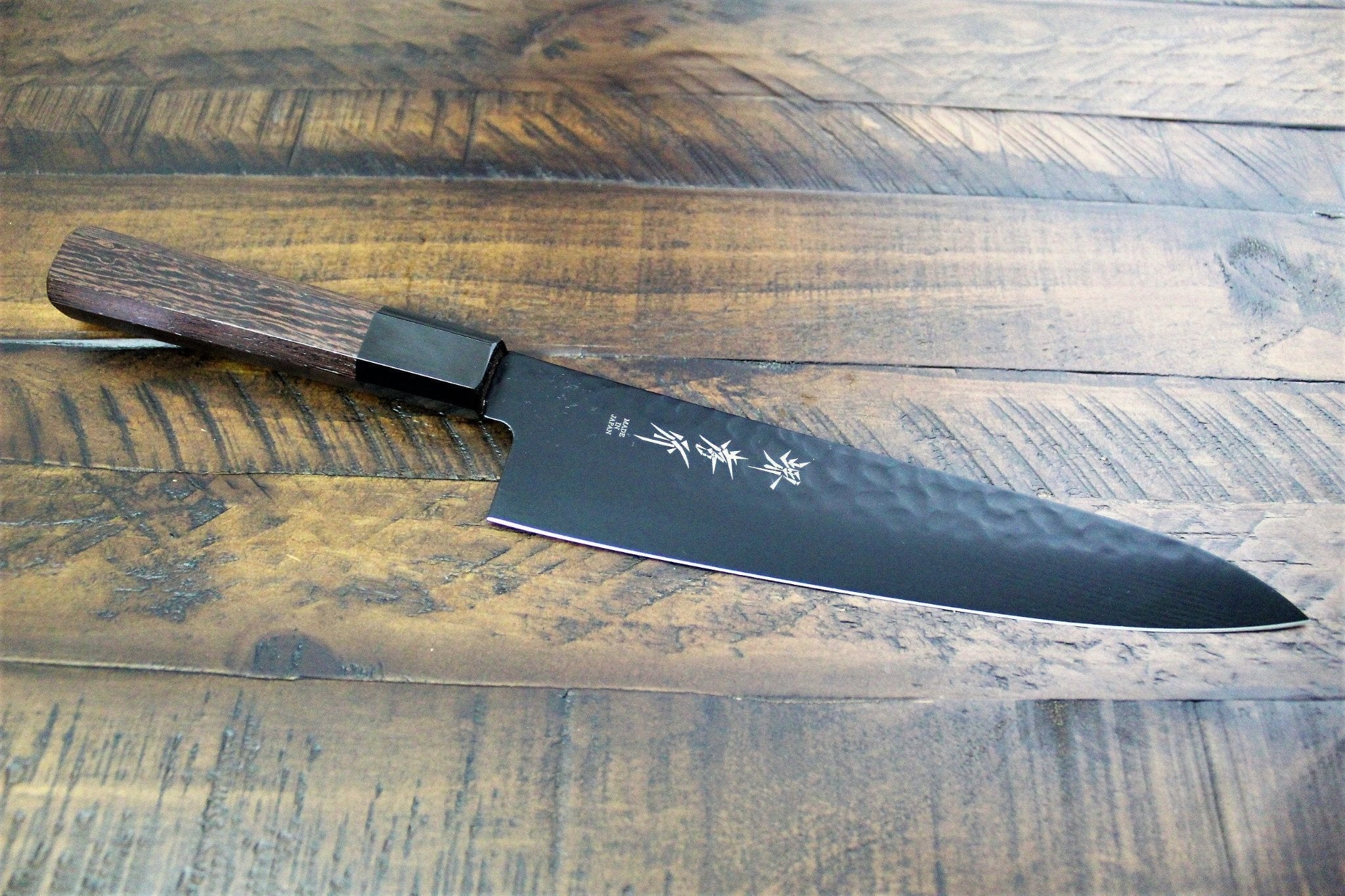 Kitchen Knives - Sakai Takayuki Kurokage VG-10 With Non Stick Coating 210mm (8.3") Gyuto Japanese Chef Knife With Wenge Handle