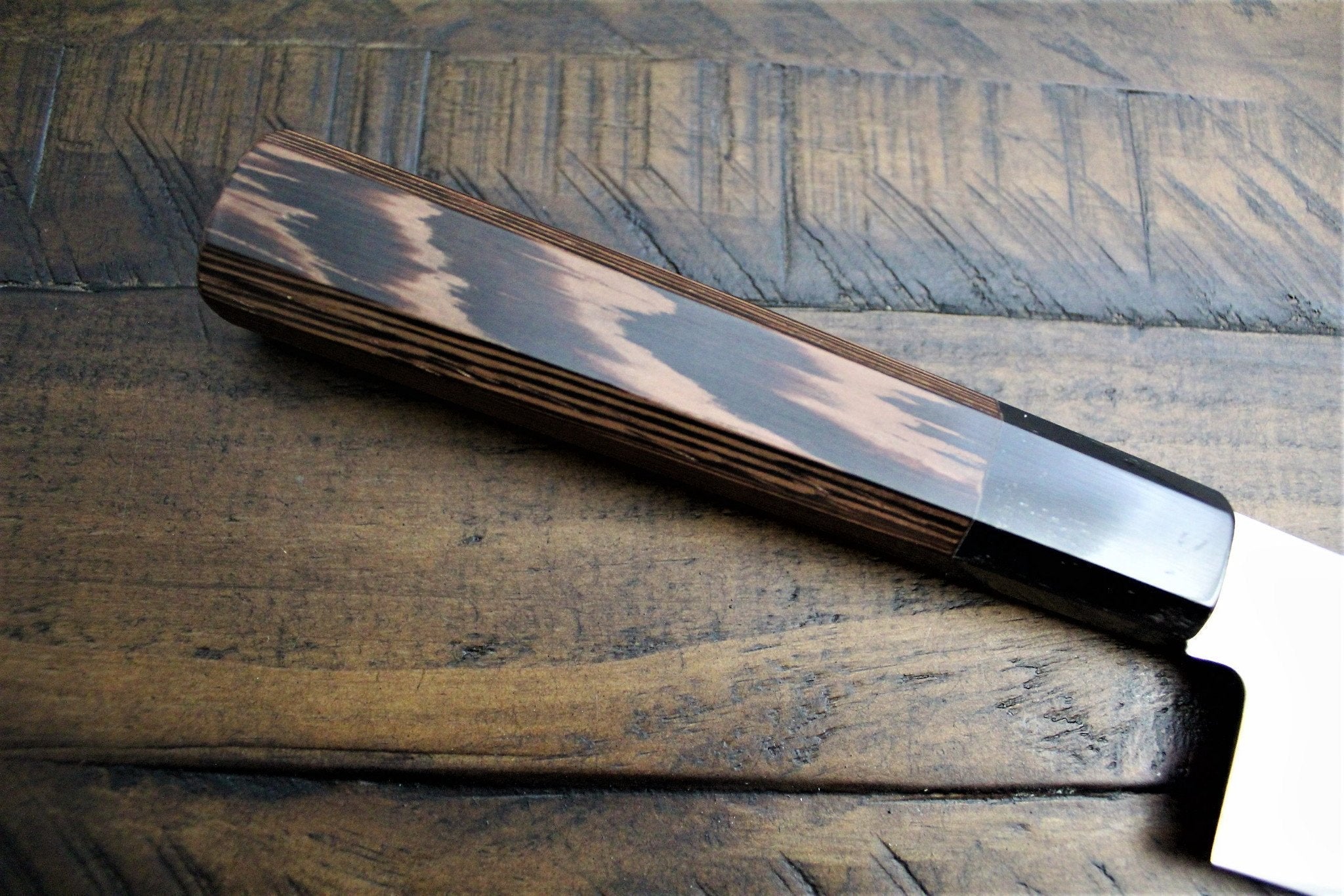 Kitchen Knives - Sakai Takayuki Nakiri Knife 165mm (6.5") Damascus 69 Layer - Ginga