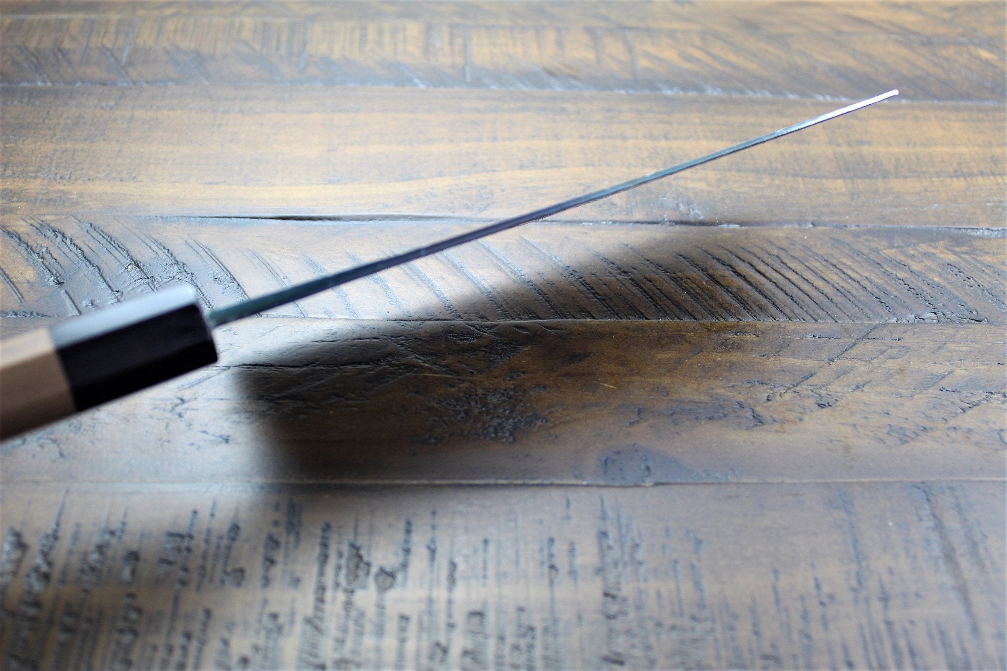 Kitchen Knives - Sakai Takayuki Nakiri Knife 170mm (6.7") Kurouchi Aoniko / Blue Steel #2