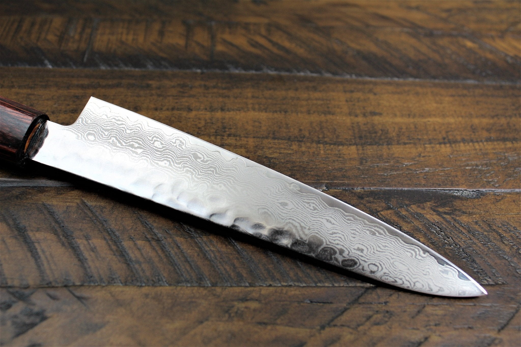 Kitchen Knives - Sakai Takayuki Petty Knife 150mm (5.9") Damascus 33 Layer Japanese Handle