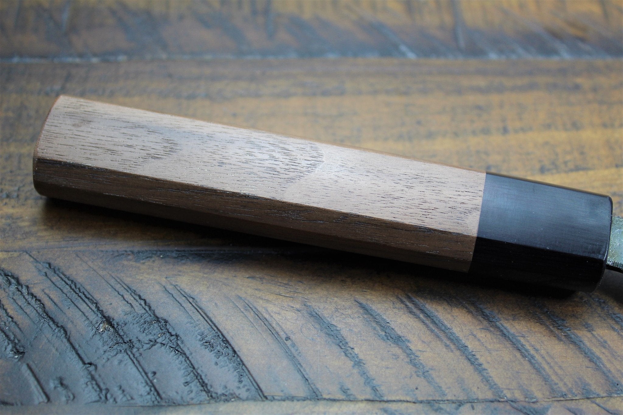 Kitchen Knives - Sakai Takayuki Santoku 170mm (6.7") Kurouchi Aoniko / Blue Steel #2