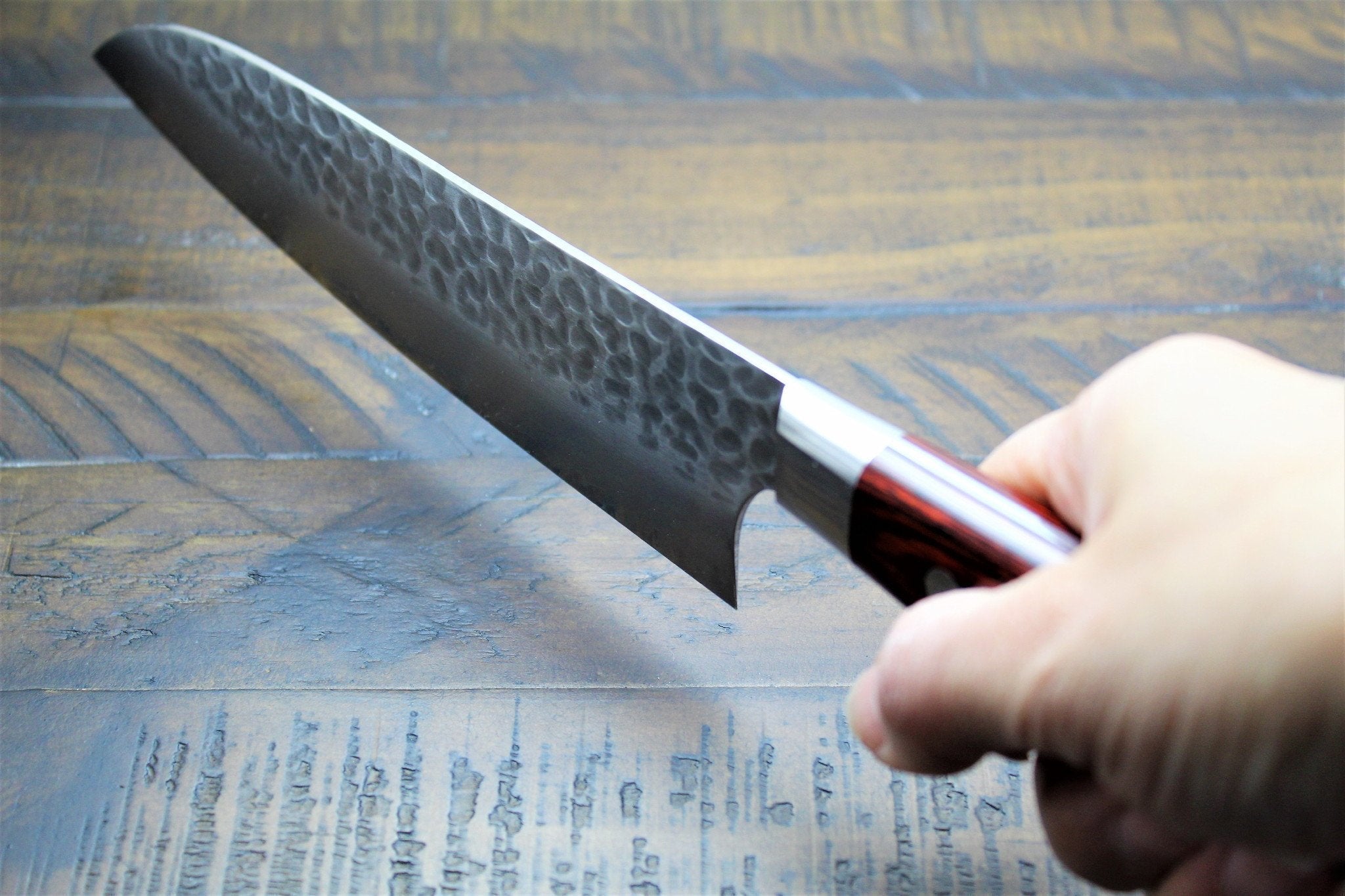 Kitchen Knives - Sakai Takayuki Santoku Knife 180mm (7.1") Damascus 33 Layer