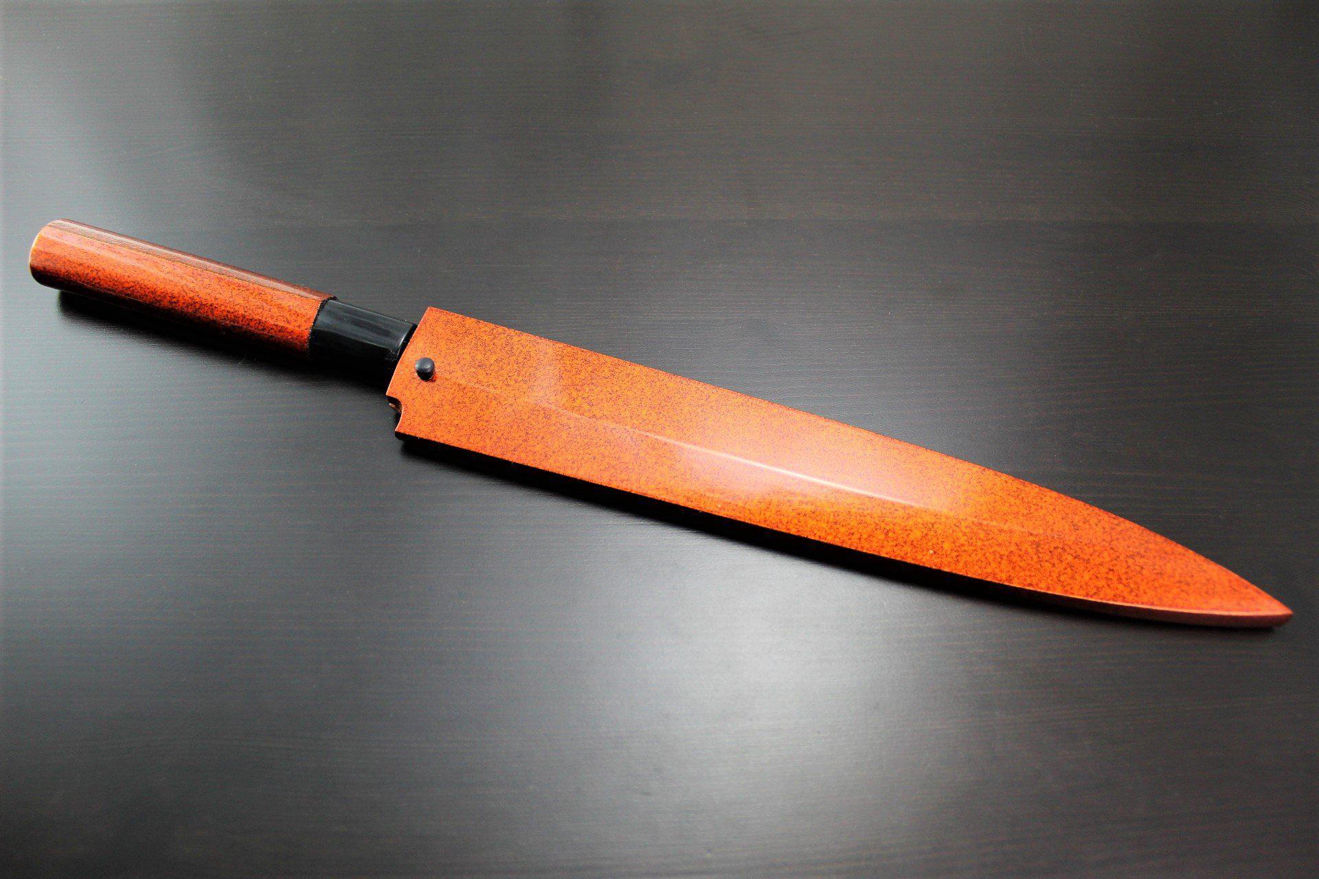 Kitchen Knives - Sakai Takayuki Shobu Knife 240mm (9.4") With Saya - Shikisai Hikari - Molybdenum Stainless Steel