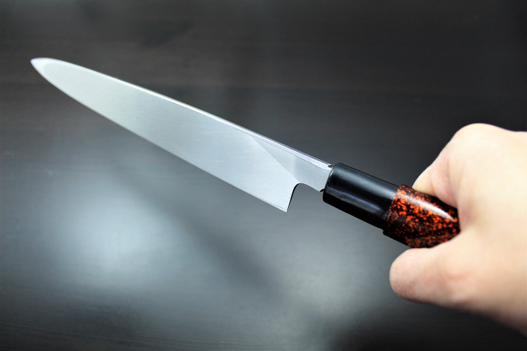 Kitchen Knives - Sakai Takayuki Shobu Knife 240mm (9.4") With Saya - Shikisai Kincha - Molybdenum Stainless Steel