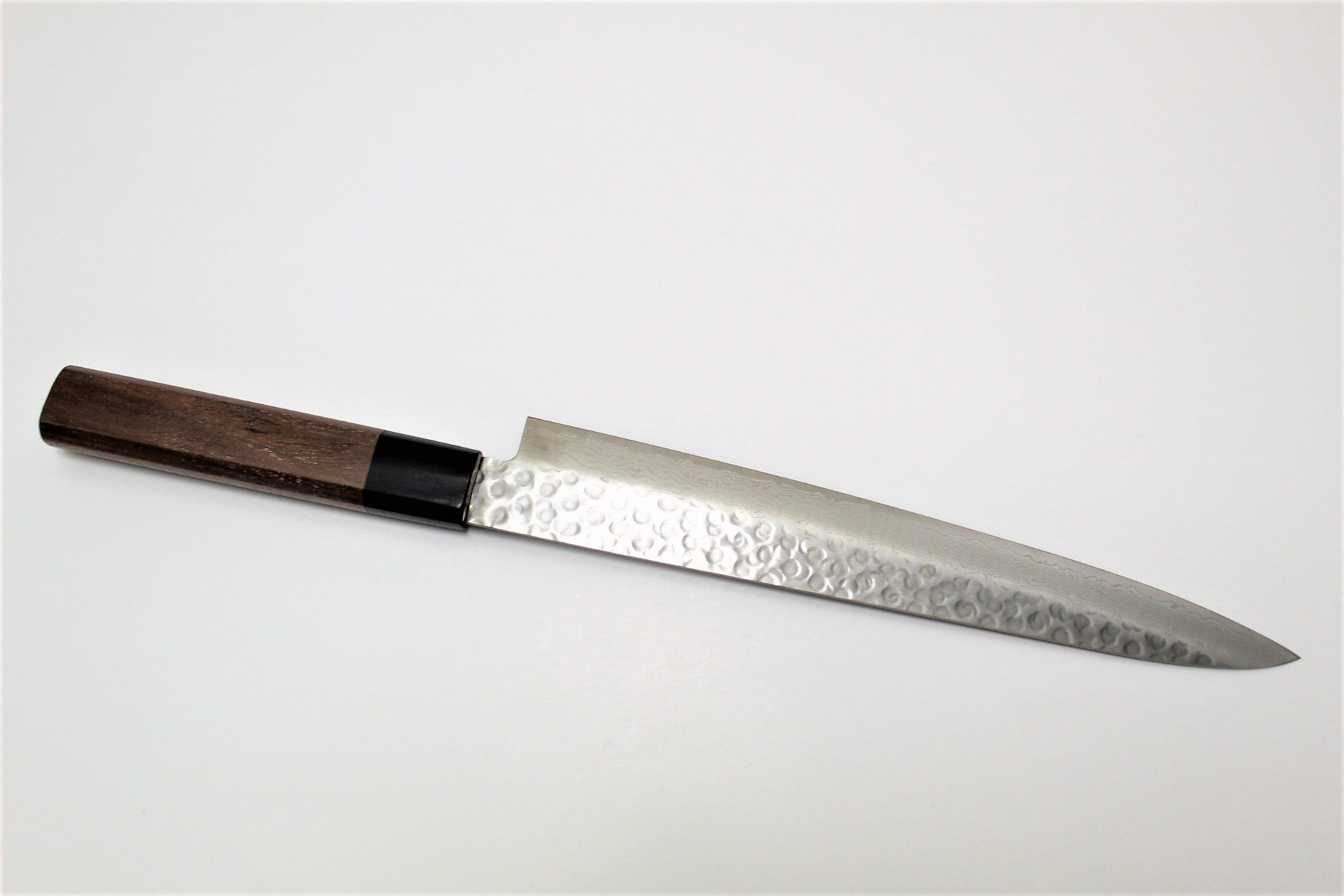 Kitchen Knives - Sakai Takayuki Sujihiki Slicer 240 Mm (9.4") Damascus 45 Layer With Walnut Handle