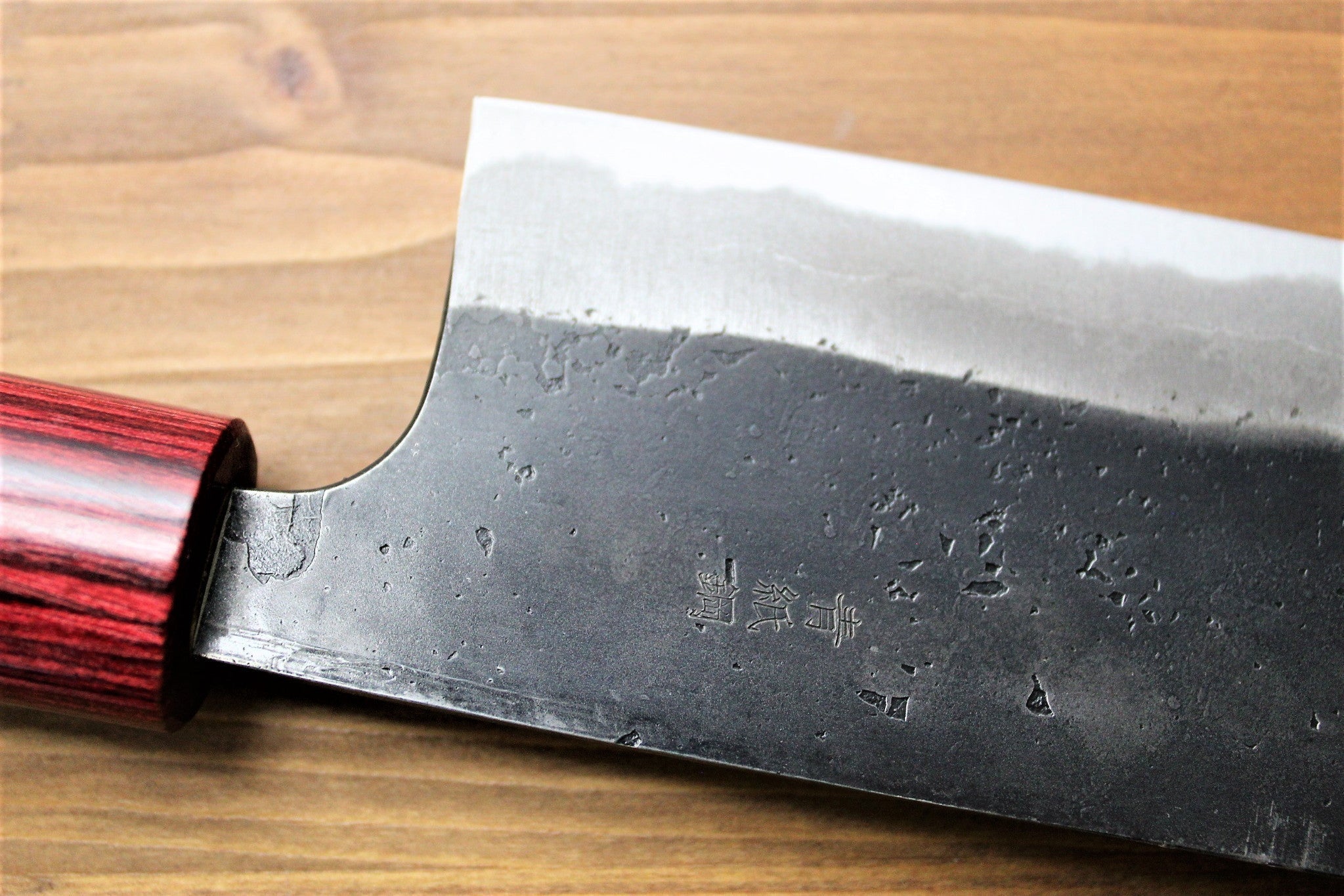 Kitchen Knives - Sawakazuma Genryu Aoniko Nakiri 165 Mm / 6.5" Rosewood Handle
