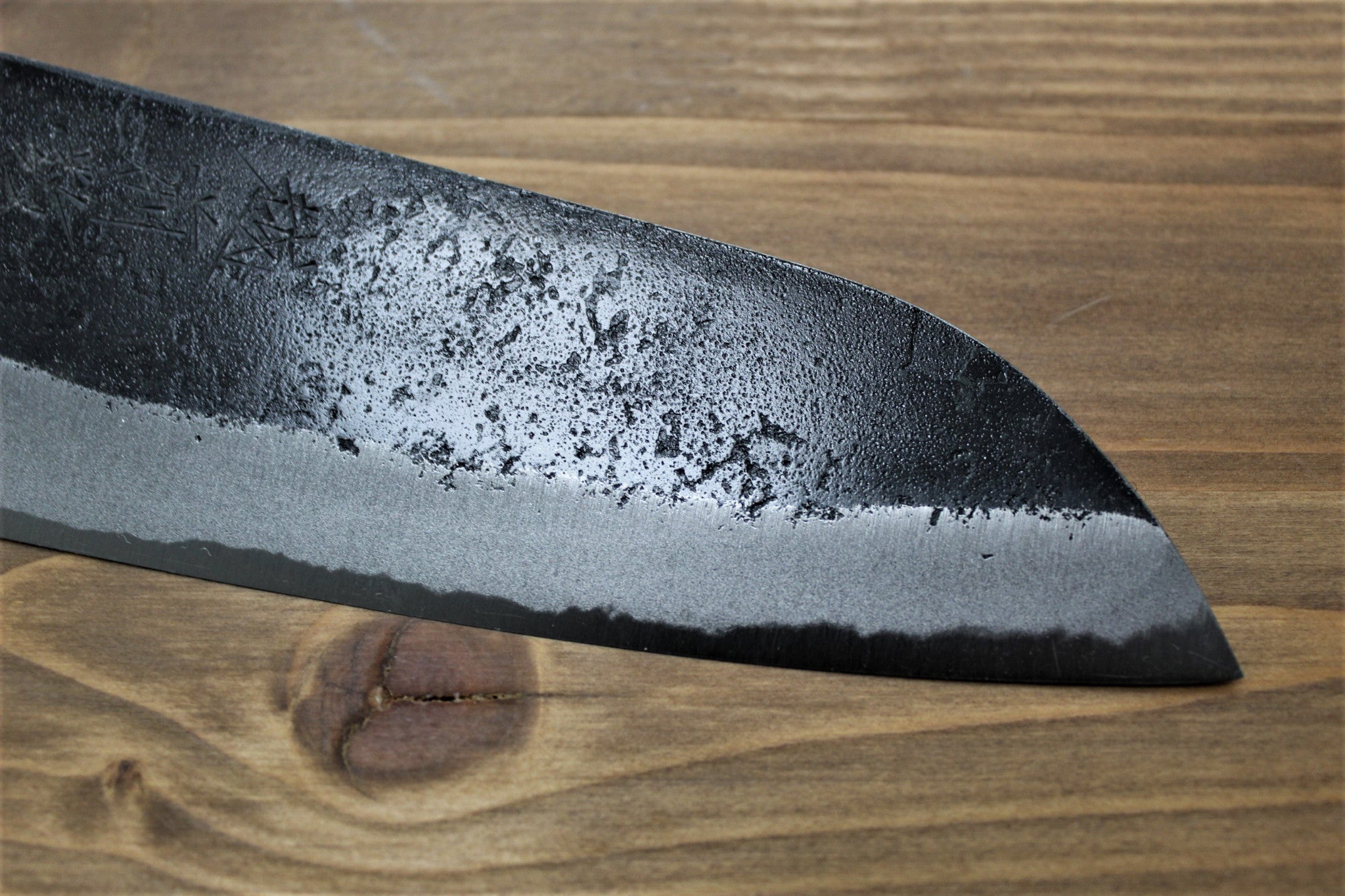 Kitchen Knives - Sawakazuma Genryu Aoniko Santoku 165 Mm / 6.5" Rosewood Handle