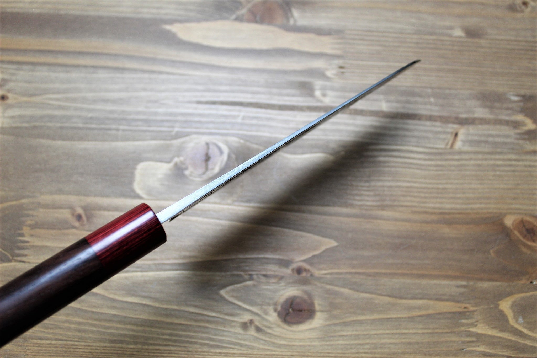 Kitchen Knives - Sawakazuma Genryu Aoniko Santoku 165 Mm / 6.5" Rosewood Handle