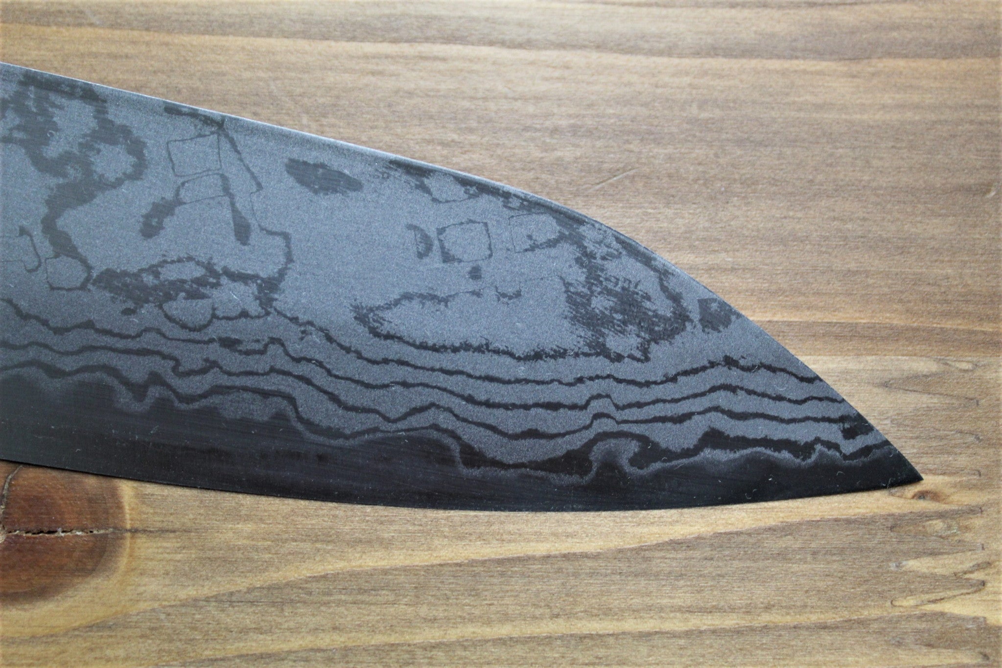 Kitchen Knives - Sawakazuma Ginryu Damascus Aoniko Gyuto 210 Mm / 8.2" Rosewood Handle