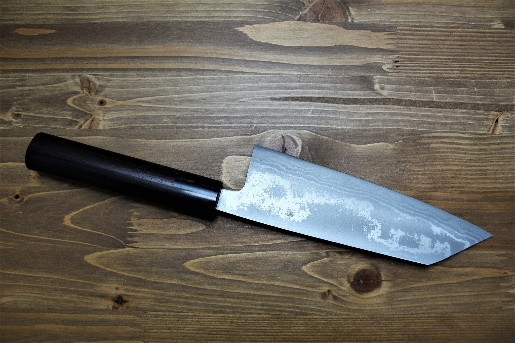 Kitchen Knives - Sawakazuma Ginryu Damascus Aoniko Kengata Bunka 170 Mm / 6.7" Rosewood Handle