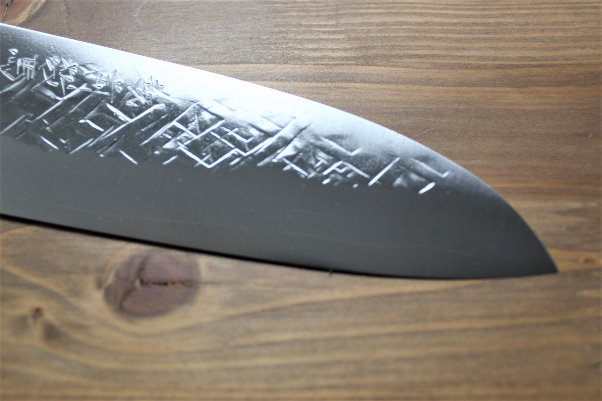 Kitchen Knives - Sawakazuma Ginsho SRS13 Santoku 180 Mm / 7.0" Desert Ironwood Handle