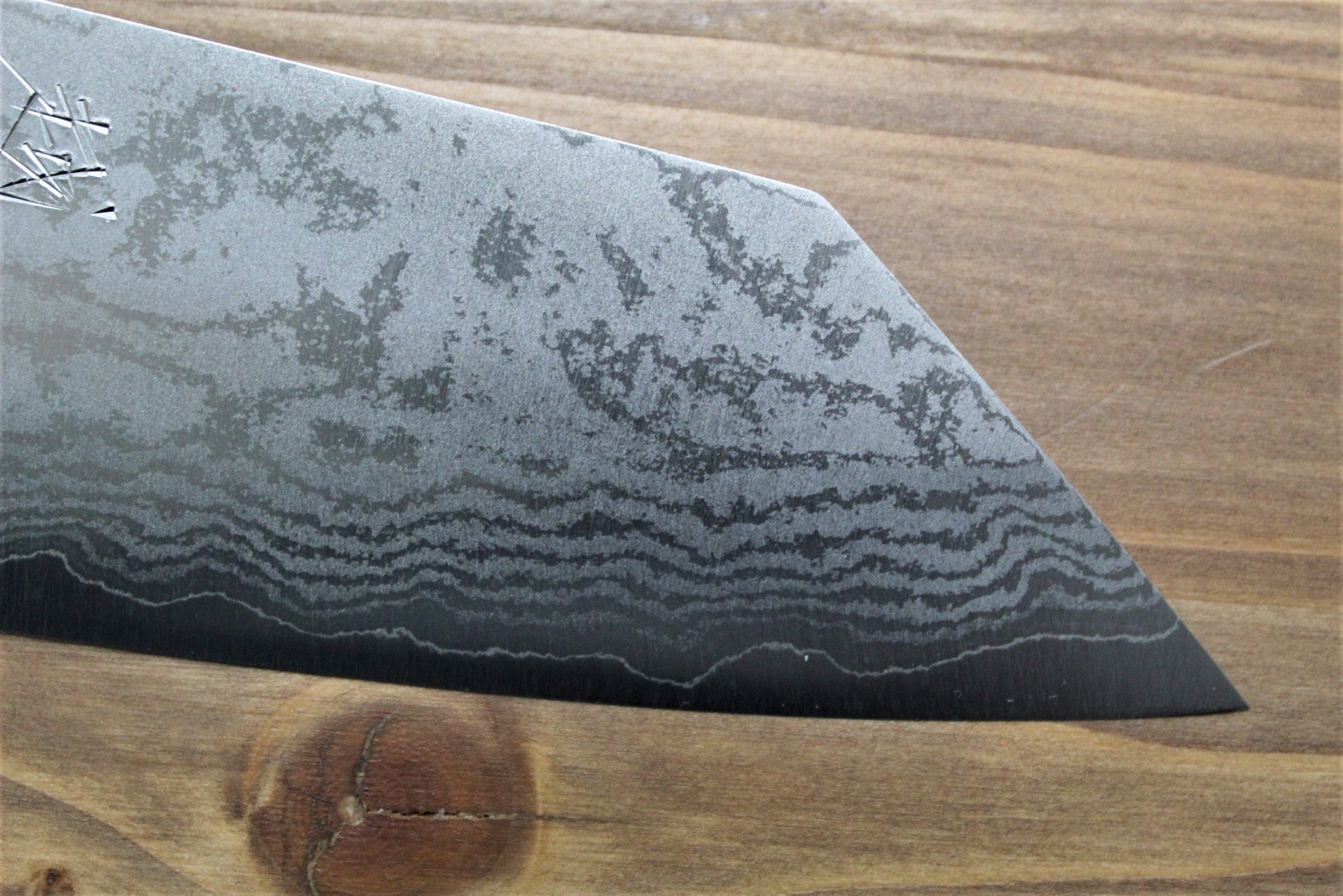 Kitchen Knives - Sawakazuma Setsugetsuka VG-10 Damascus Kengata Bunka Knife 170 Mm / 6.7" Rosewood Handle