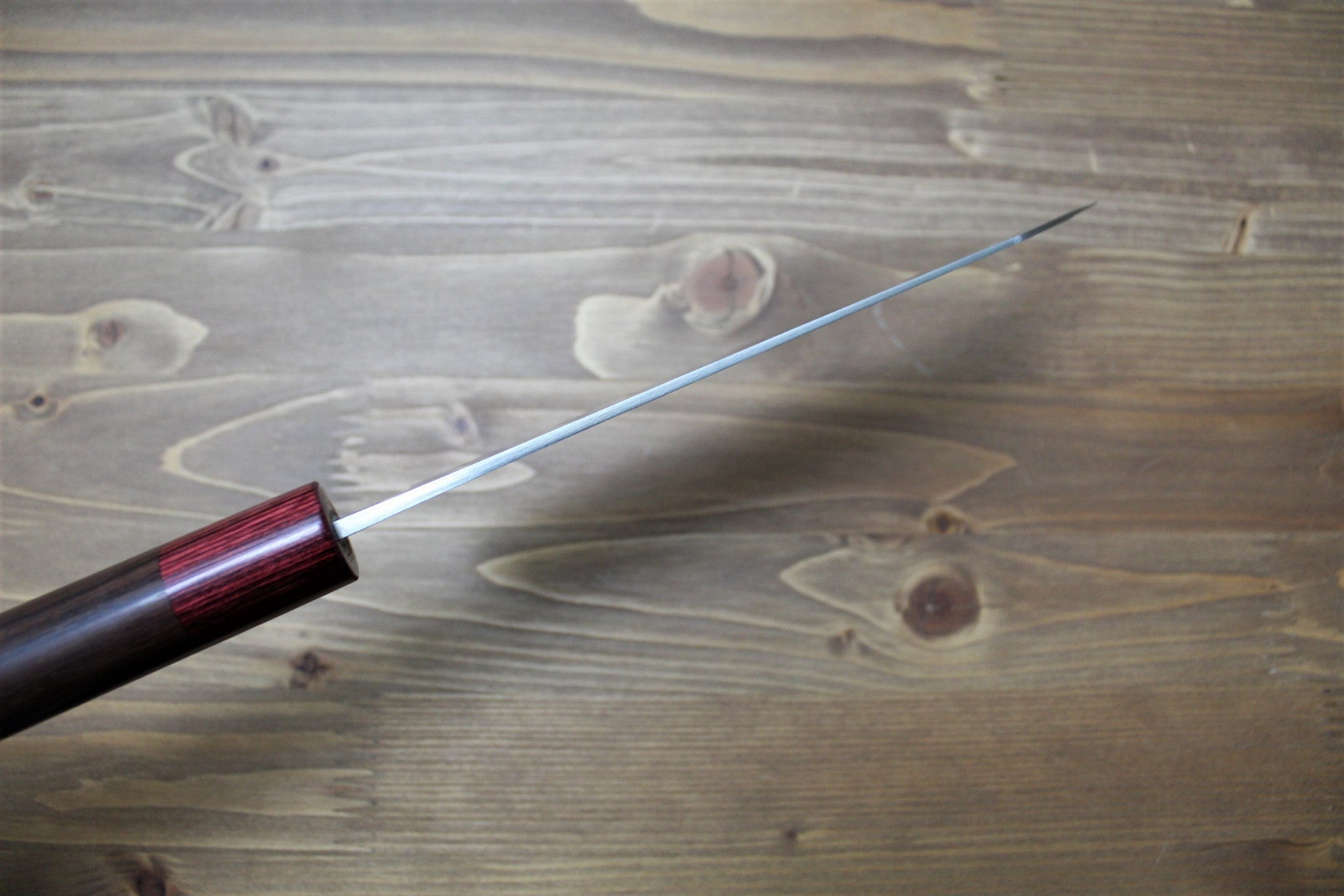 Kitchen Knives - Sawakazuma Setsugetsuka VG-10 Damascus Kengata Bunka Knife 170 Mm / 6.7" Rosewood Handle