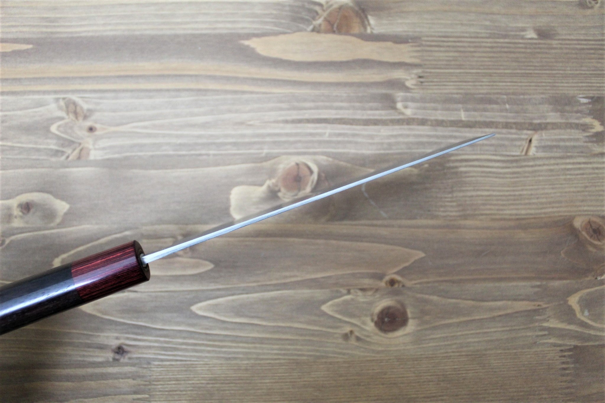 Kitchen Knives - Sawakazuma Setsugetsuka VG-10 Damascus Nakiri Knife 165 Mm / 6.5" Rosewood Handle