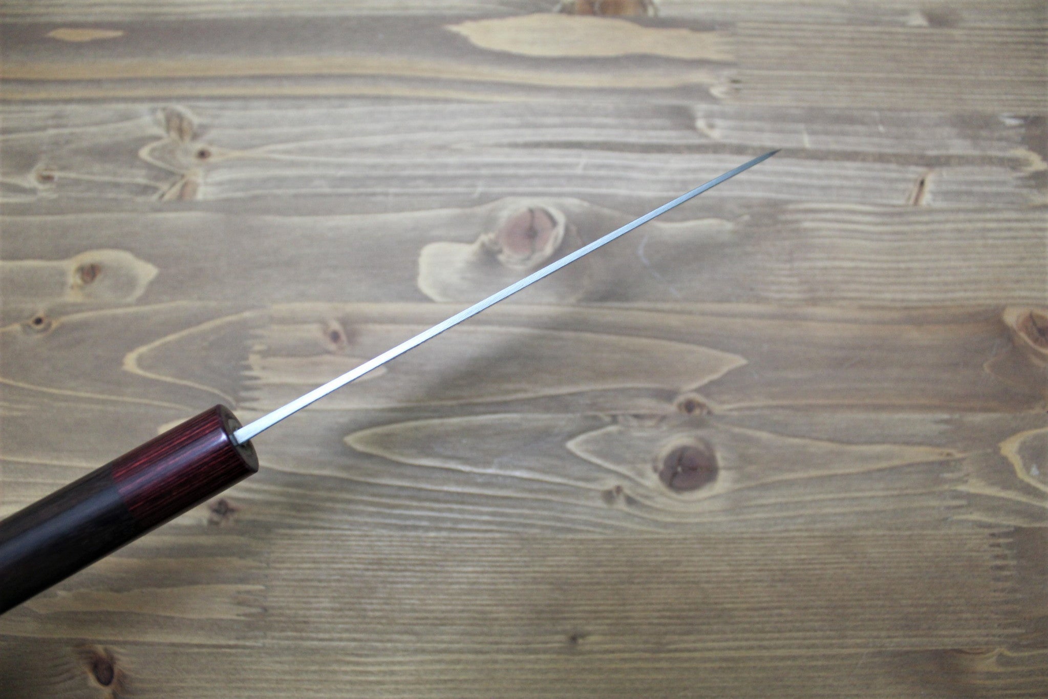 Kitchen Knives - Sawakazuma Setsugetsuka VG-10 Damascus Santoku 165 Mm / 6.5" Rosewood Handle