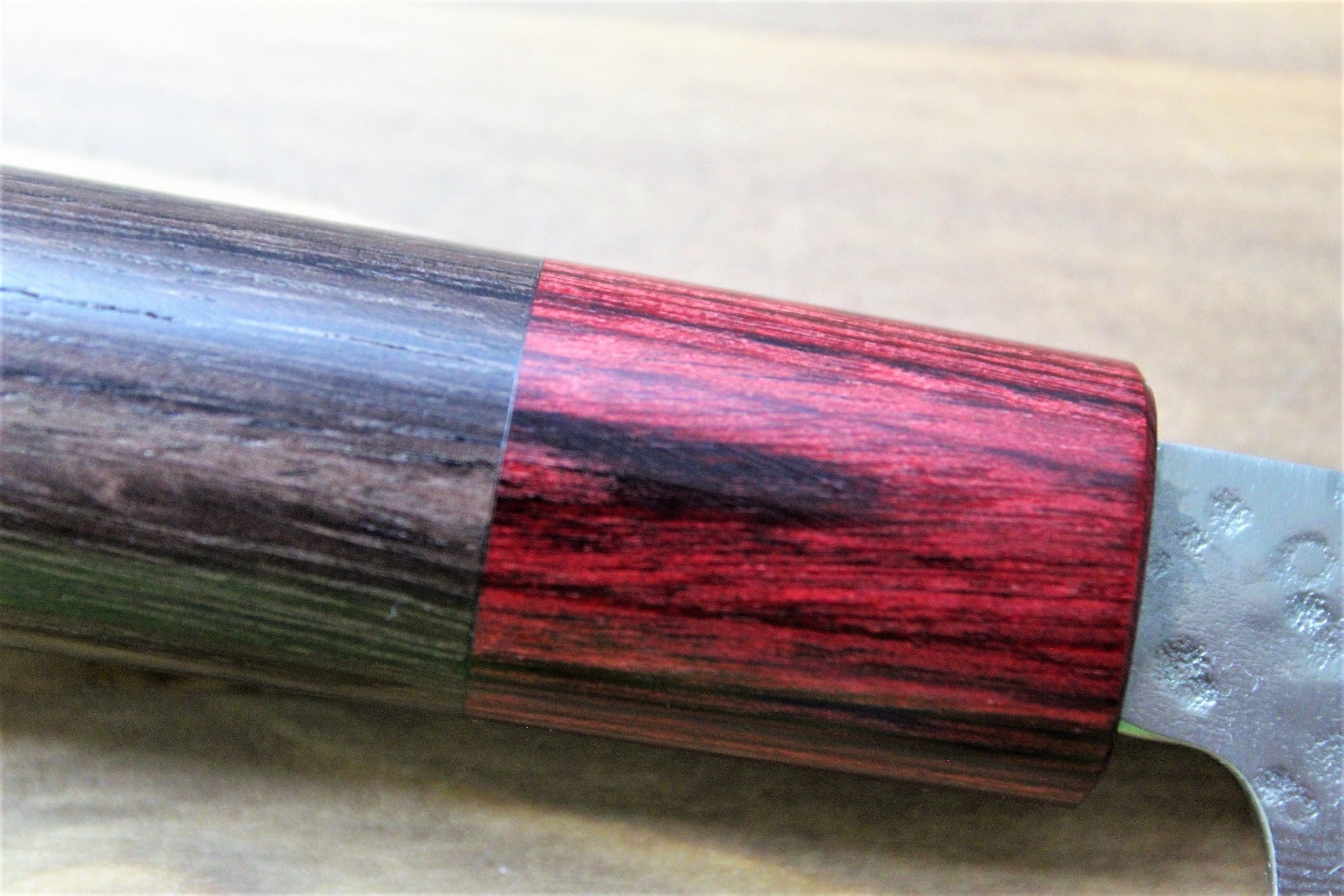 Kitchen Knives - Sawakazuma Setsukei VG-10 Damascus Nakiri Knife 165 Mm / 6.5" Rosewood Handle