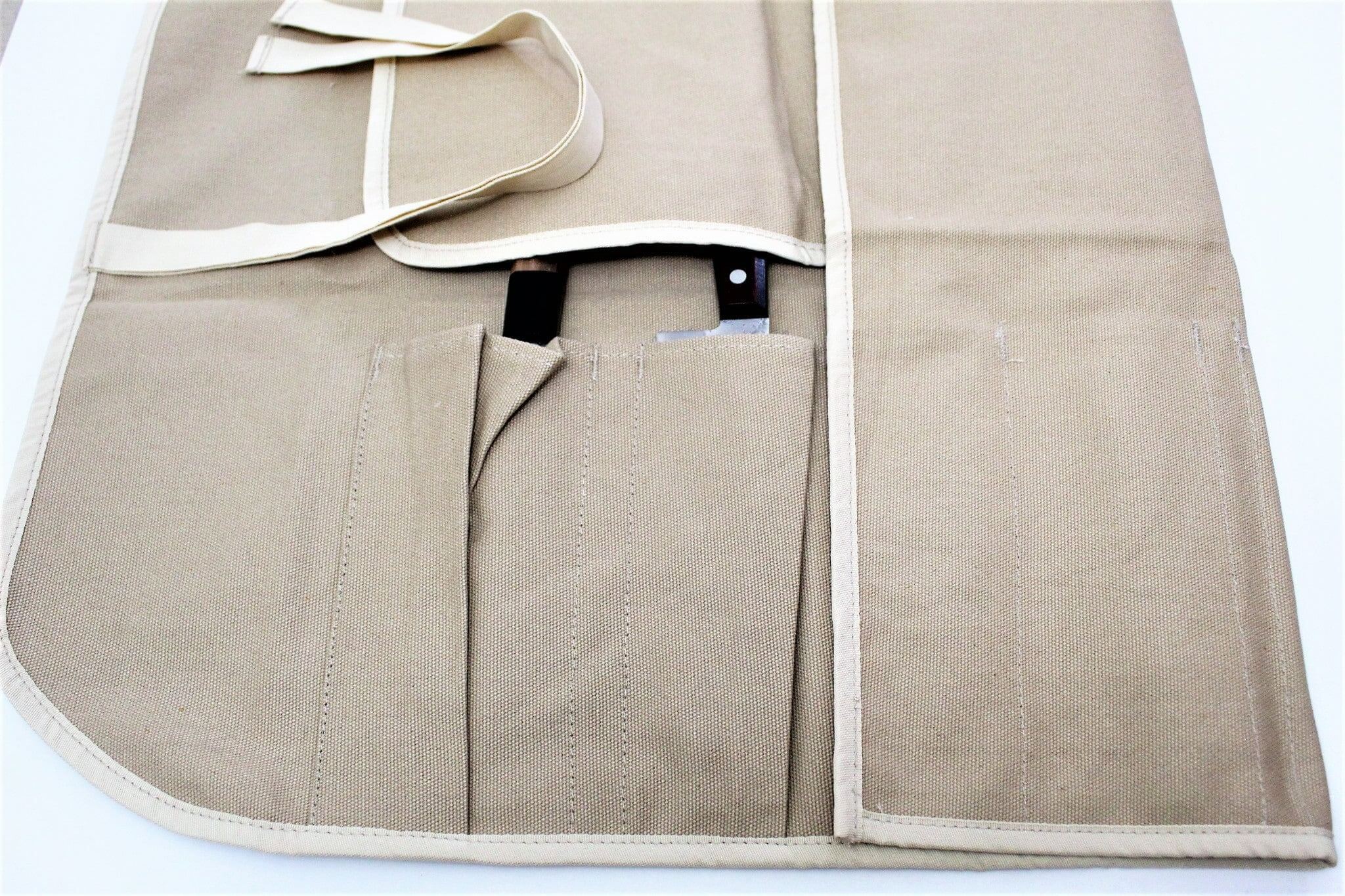 Knife Blocks & Holders - Japanese Chef Knife Canvas Roll Carry Bag For 6 Knives